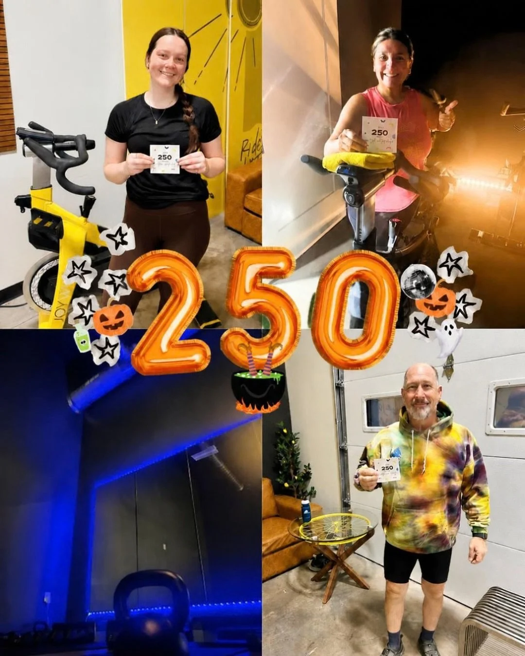 Give it up for the newest members of the 2️⃣5️⃣0️⃣ club!! 👏👻🎃

✨ Sydney - 250 Sweats
✨ Gisella - 250 Sweats
✨ Bill - 250 Sweats