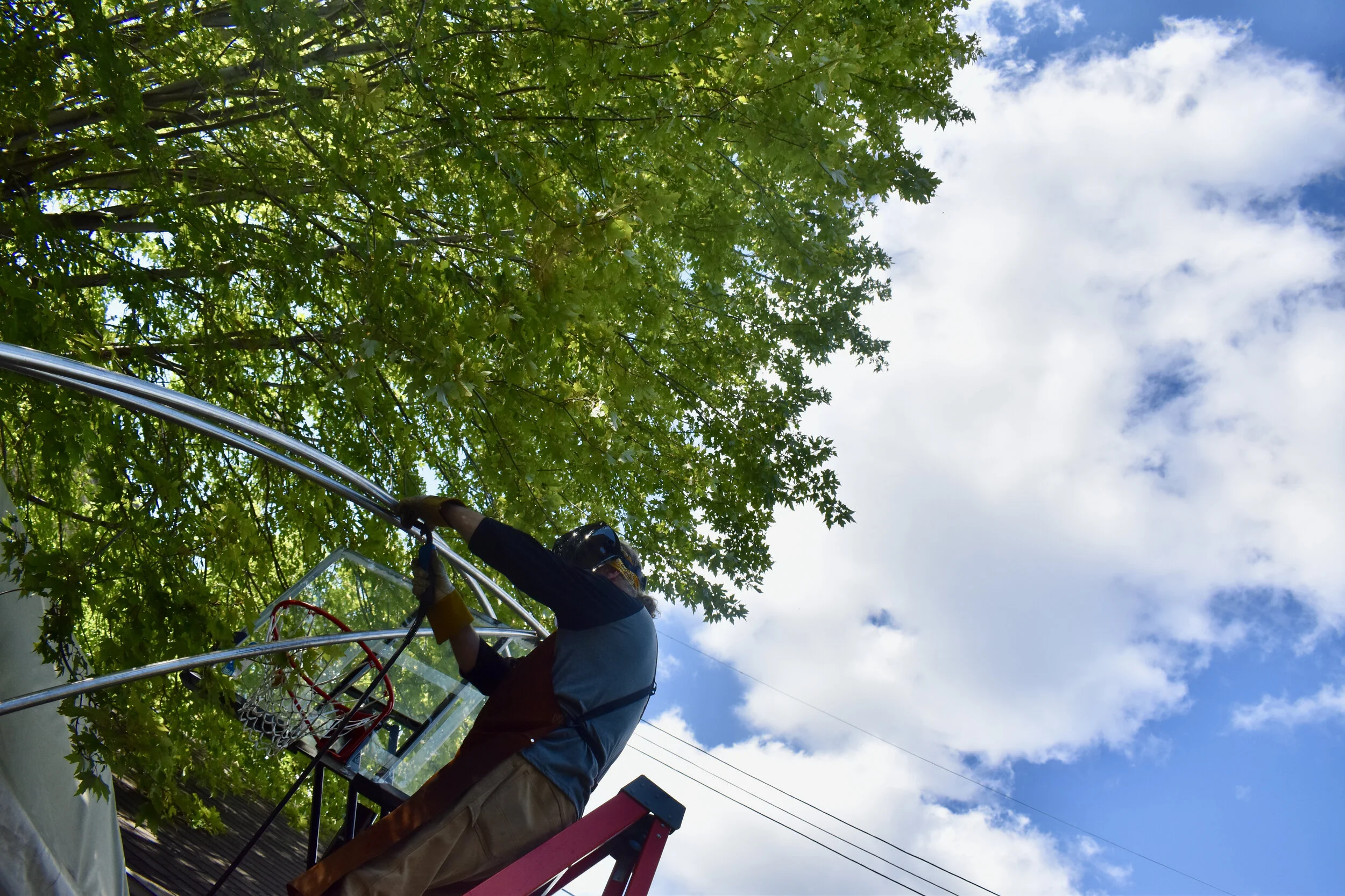 Welding in the clouds