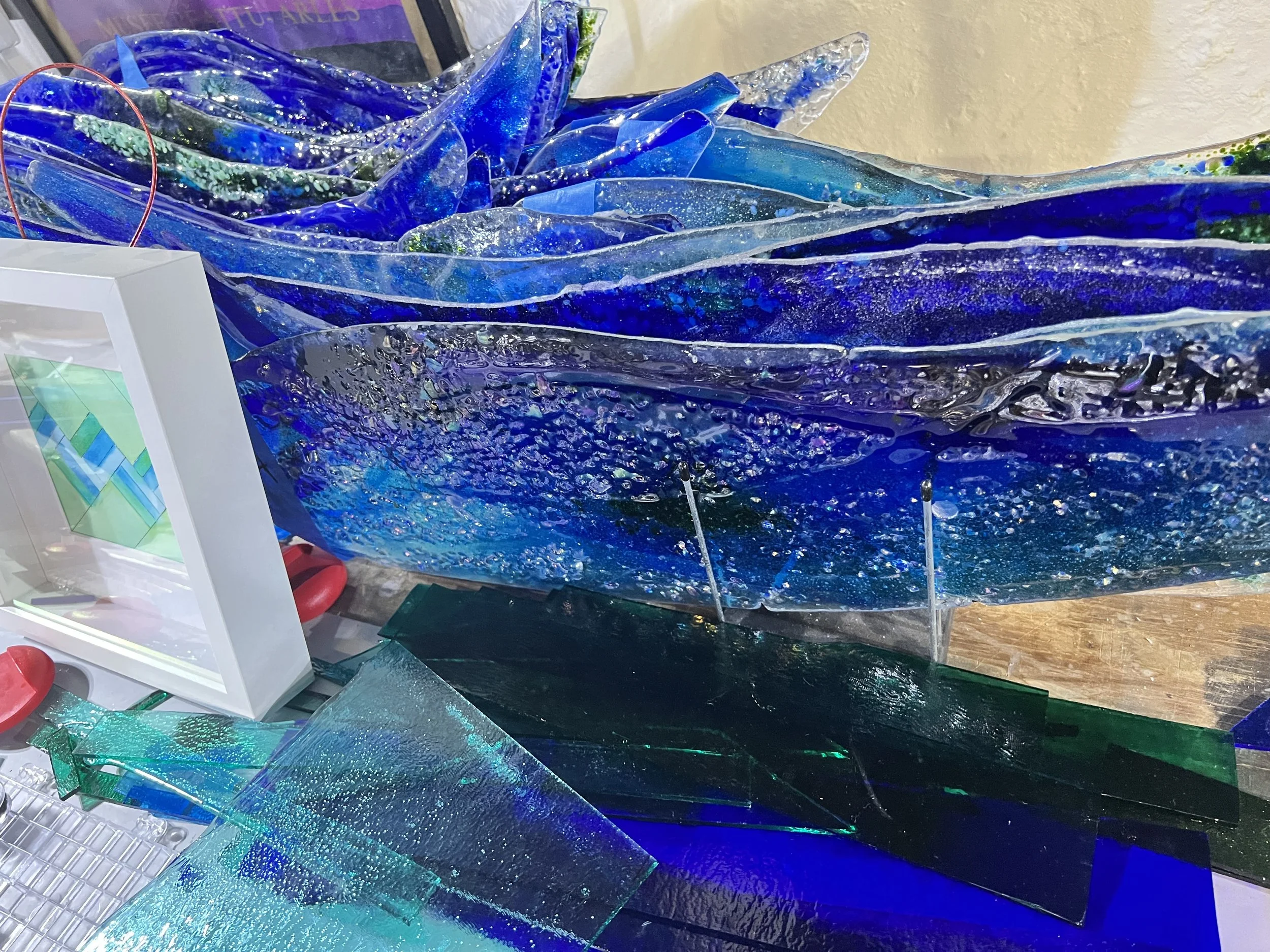 Fish everywhere in the studio