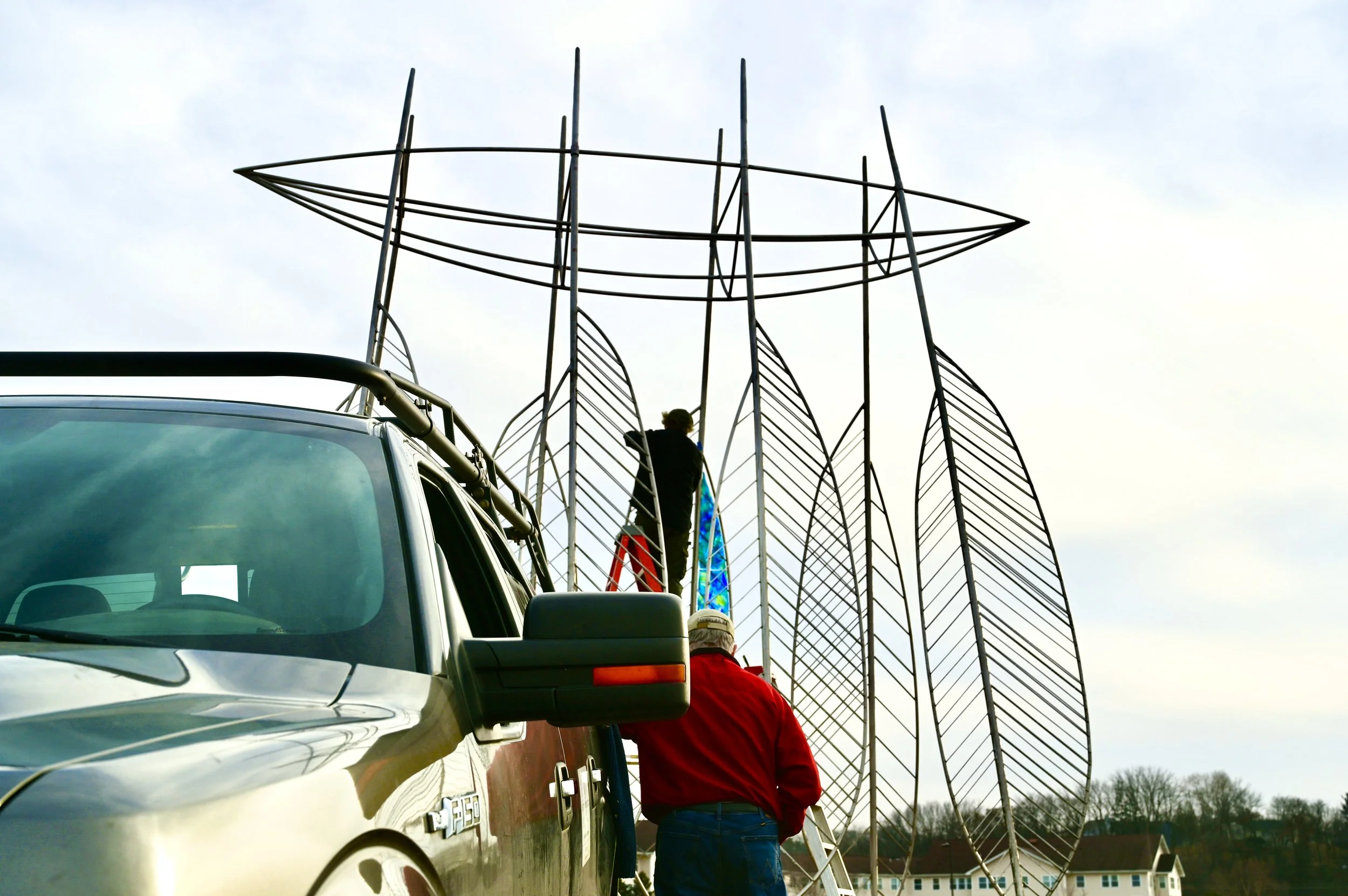 Neighbours Stop By to Watch