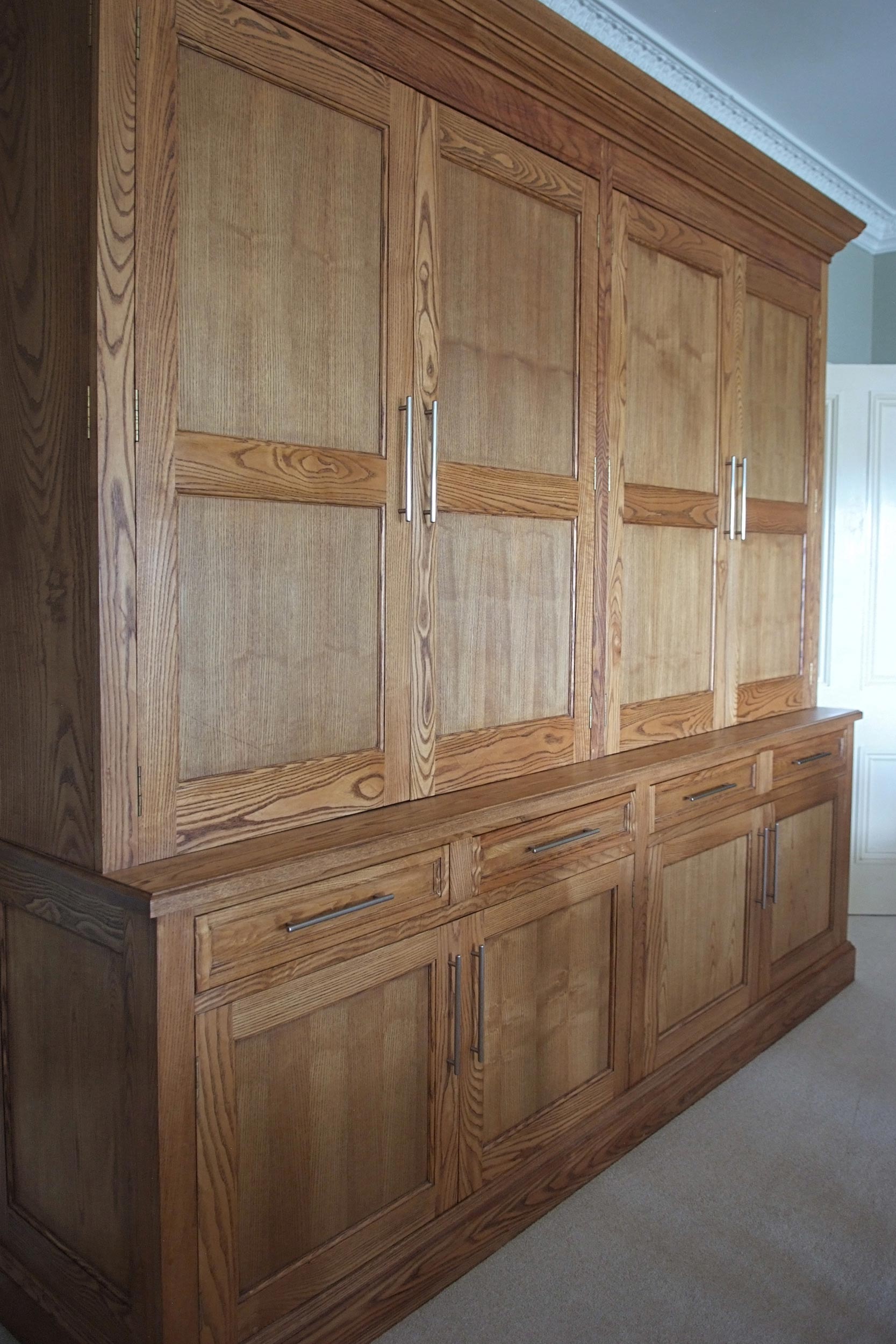 Stained Ash Dining Room Dresser