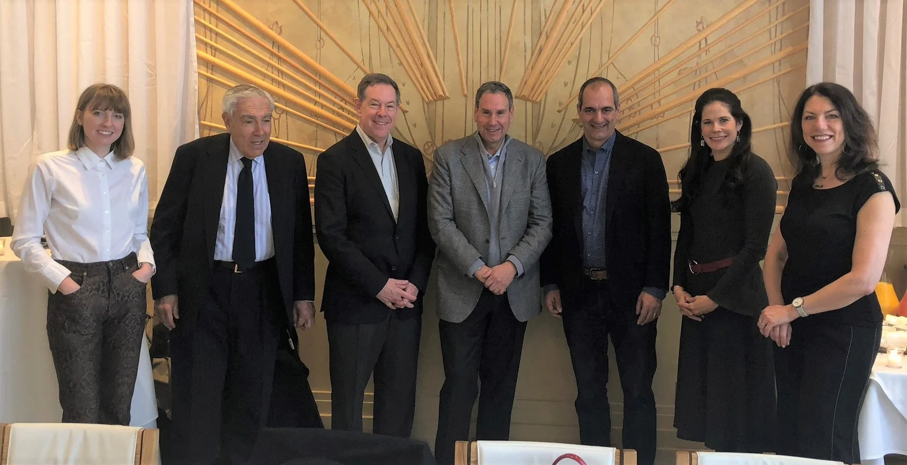 Kaley Roshitsh, WWD; Gilbert Harrison, Harrison Group; Steven Dennis, Sageberry Consulting; Stephen Sadove, Stephen Sadove & Associates; Pano Anthos, XRC Labs; Stacey Widlitz, SW Retail Advisors; Lauren Parker