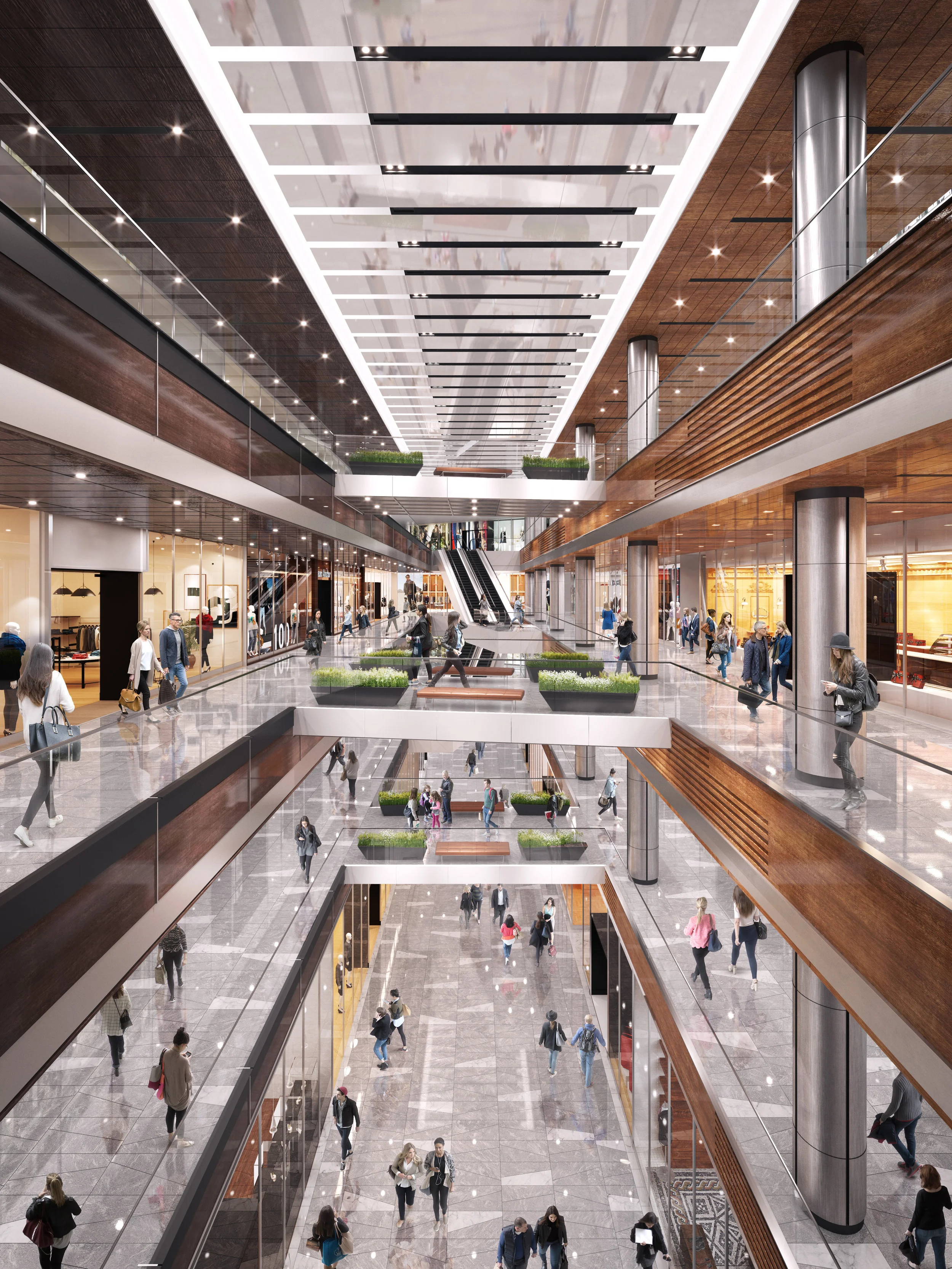 North Gallery, The Shops & Restaurants at Hudson Yards. Courtesy of Related-Oxford