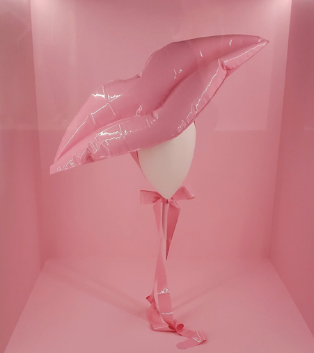 Stephen Jones Millinery for John Galliano inflatable lips hat