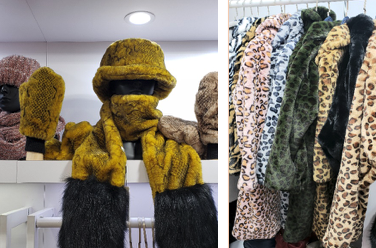 Animal and snake-printed faux fur by Alex Max