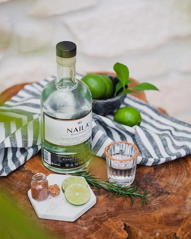 ... and now we were able to style, create and shoot some amazing social media content for @nailamezcal ... .
It&rsquo;s probably one of the best Mezcal we&rsquo;ve ever had... .
.
 Product Photography and styling by @cocostudiosbymoni Team | A specia