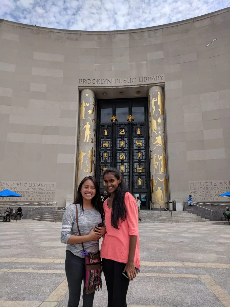 Pamela with STF Scholar Janani from Shanti Bhavan in India (Photo from She’s the First)