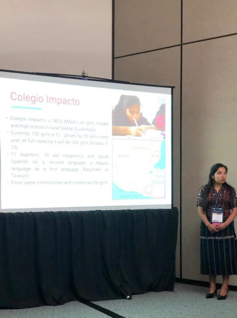 Yolanda presenting at the National Council of Teachers of Mathematics