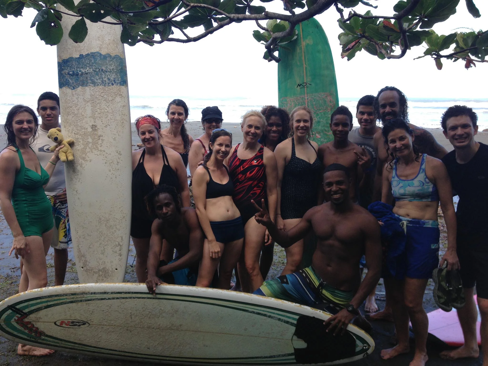 Leading a retreat in Costa Rica.