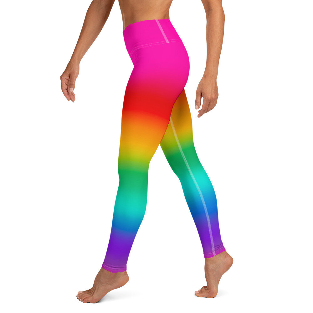 Limited Edition* Rainbow Yoga Leggings — Marty Tribble