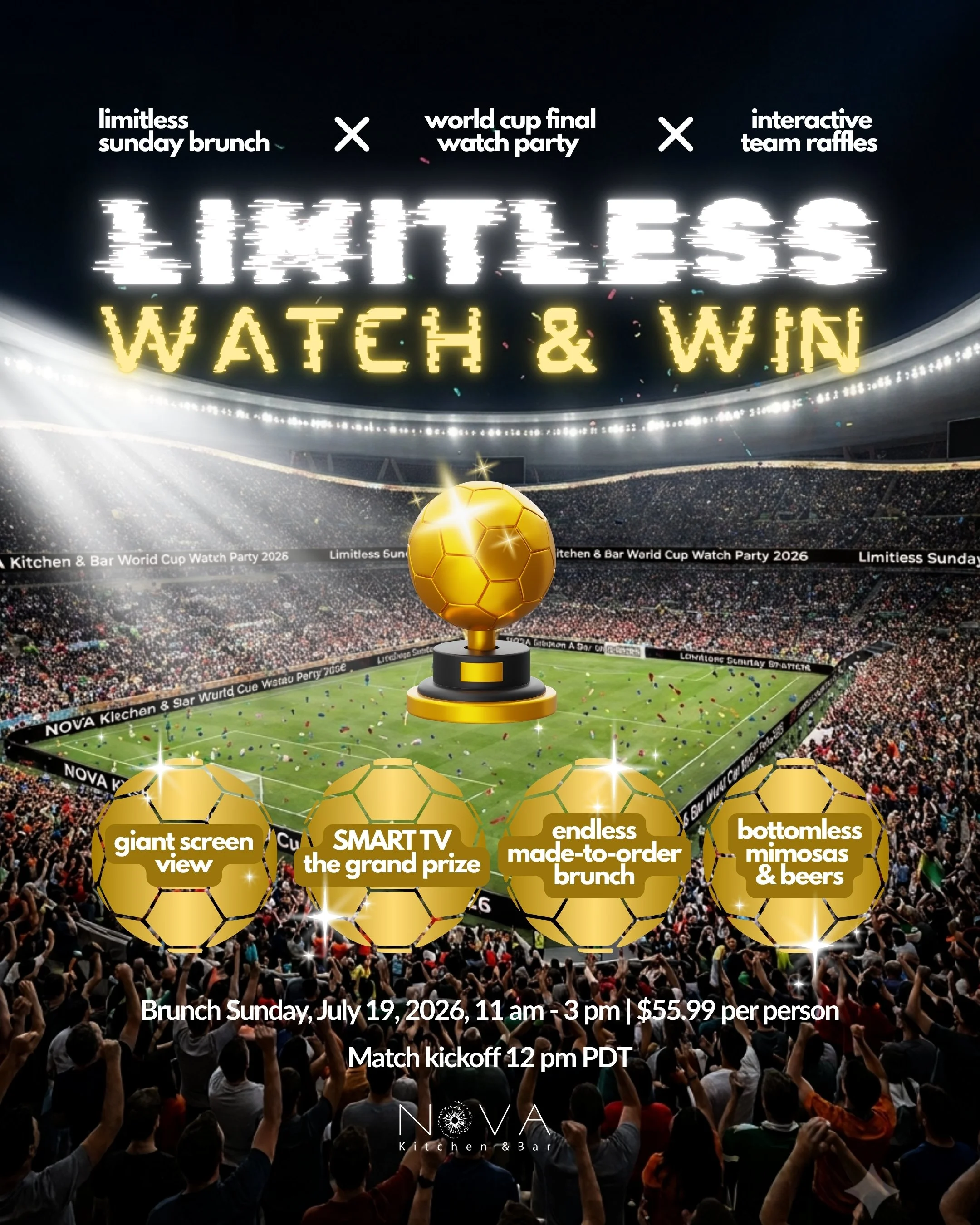 NOVA limitless brunch watch party