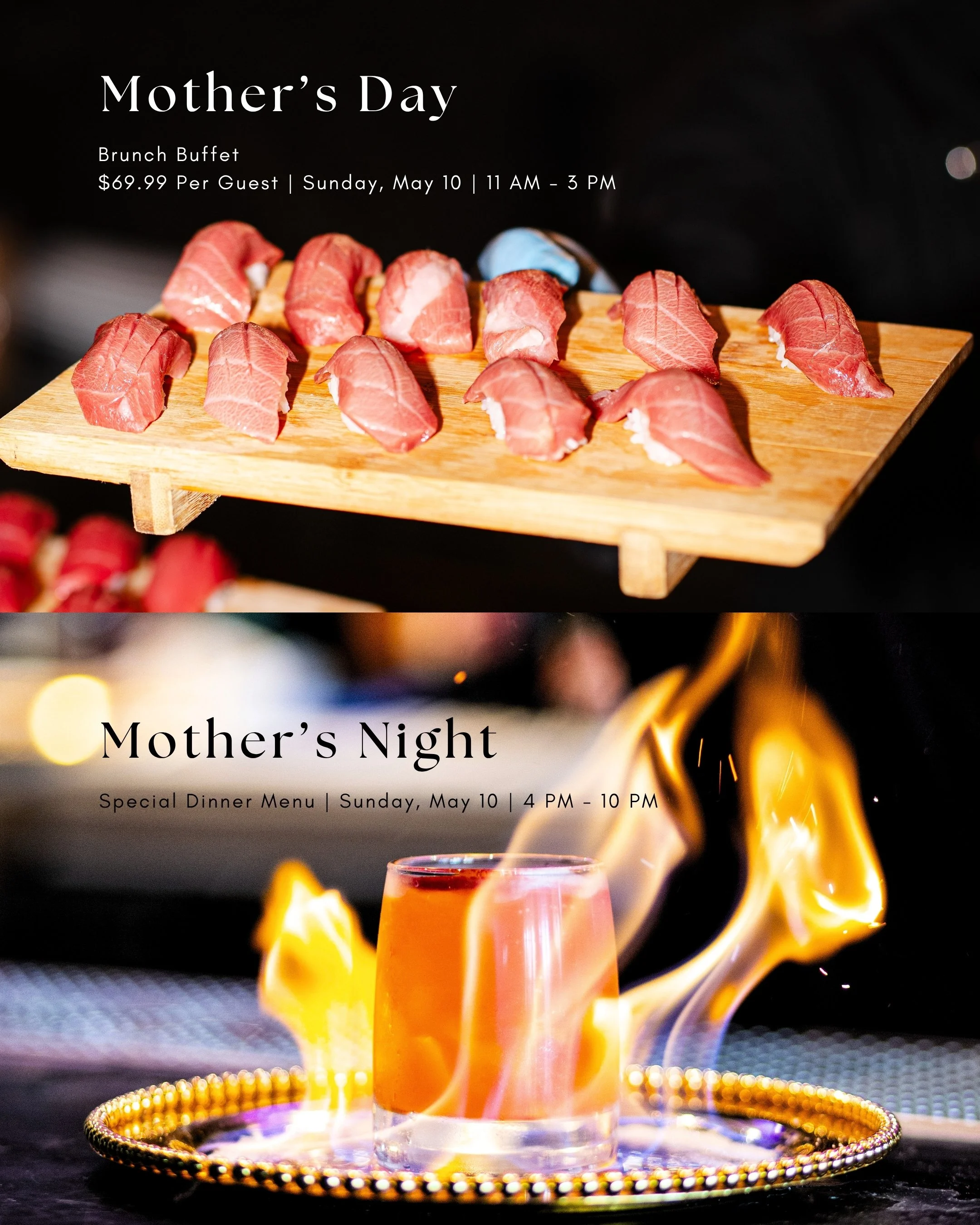 NOVA offers mother's day brunch buffet and special menu