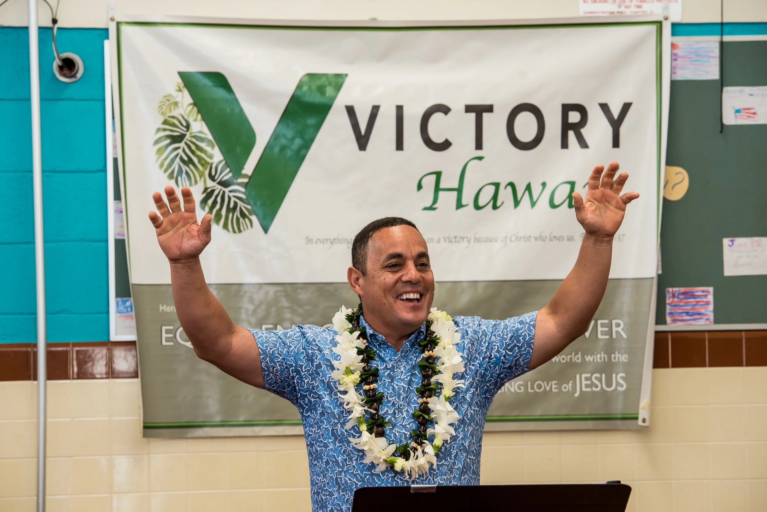 OUR VISION: EQUIP, ENCOURAGE and EMPOWER Victory Hawaii is here to equip people to fulfill their God-given purpose, to encourage people to grow in an intimate relationship with Jesus, and to empower the church to demonstrate the extravagant love of God to both our local and global communities. Through biblical teaching, weekly sermons based on the word of God, regular fellowship, group study and community outreach, members of Victory Hawaii Church find and live out their purpose, continually growing with the guidance of the Holy Spirit, and have an impact on our community.