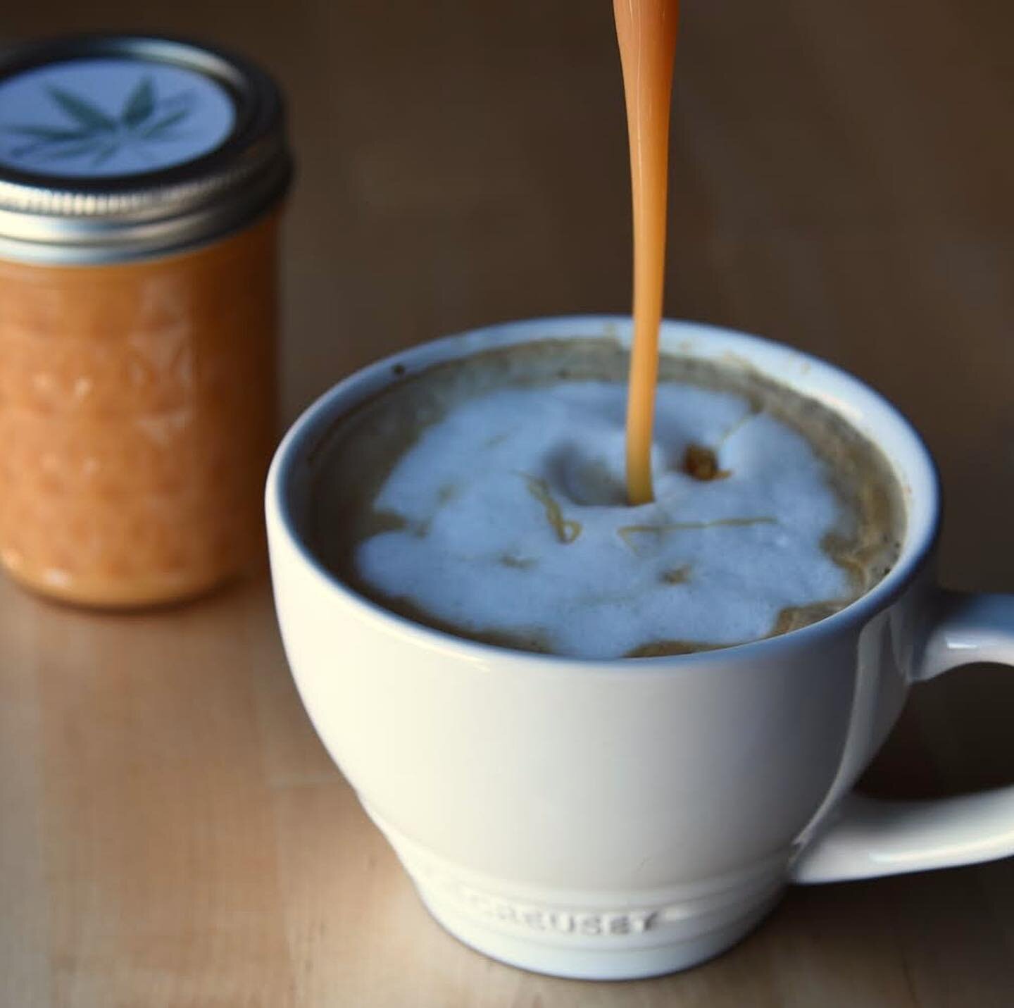 Pro tip: add a fat glob of our infused caramel to your afternoon cappuccino for maximum chill-ness ☕️ It is definitely one of our best selling products - and for a good reason. This caramel is SO decadent and is the perfect addition to any coffee dri