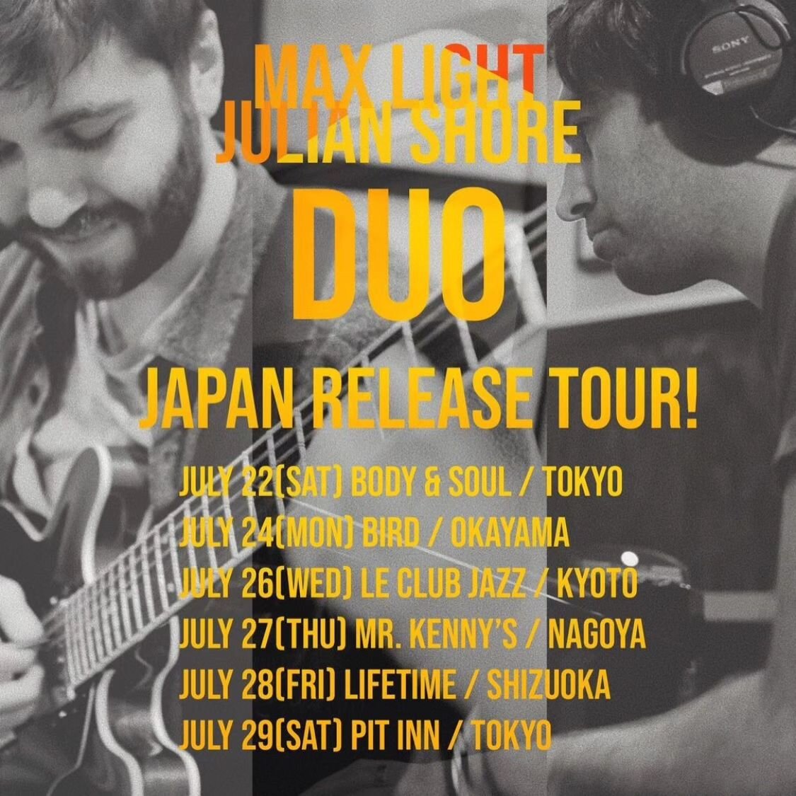 TOMORROW I fly to JAPAN with @jshore22 to play a bunch of shows and eat as much food as I can. Thanks so much to the amazing @kawakamikohei for putting this all together. I'm also so excited and grateful to be playing a guitar built by the great Masa
