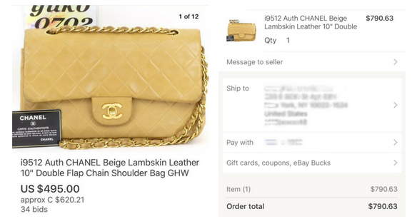 chanel bags online shopping