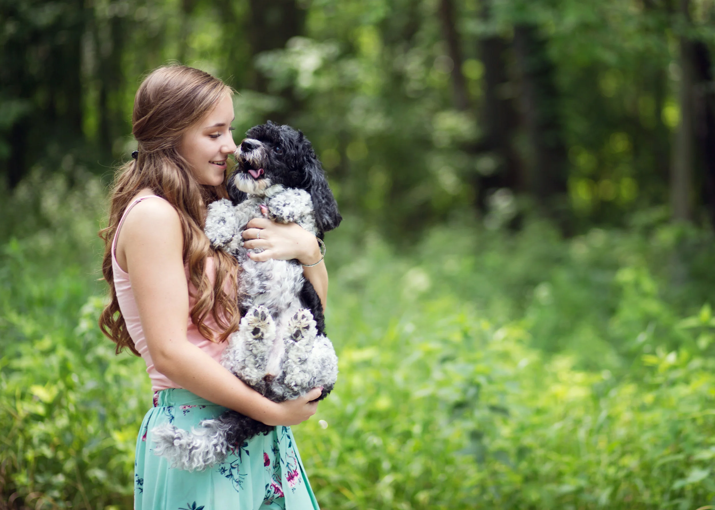 Senior Session with dog | Kelly Rhoades Photography