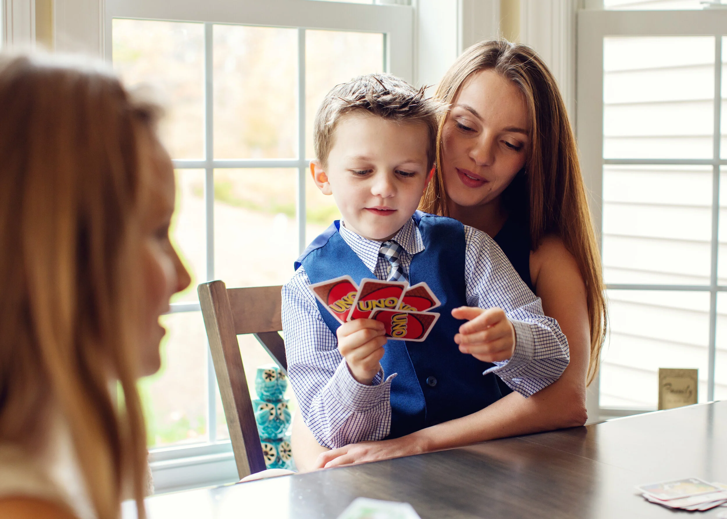 Family Game Night | Kelly Rhoades Photography