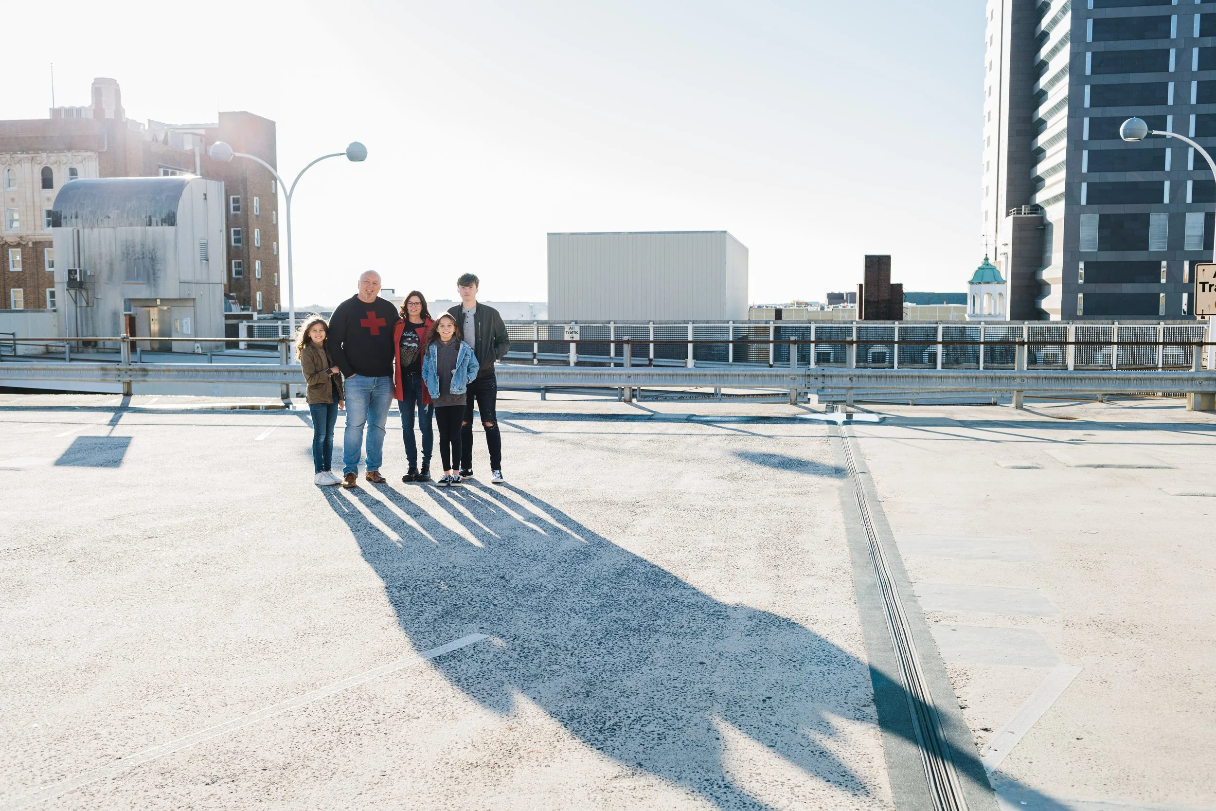 Winston-Salem Downtown Family Session