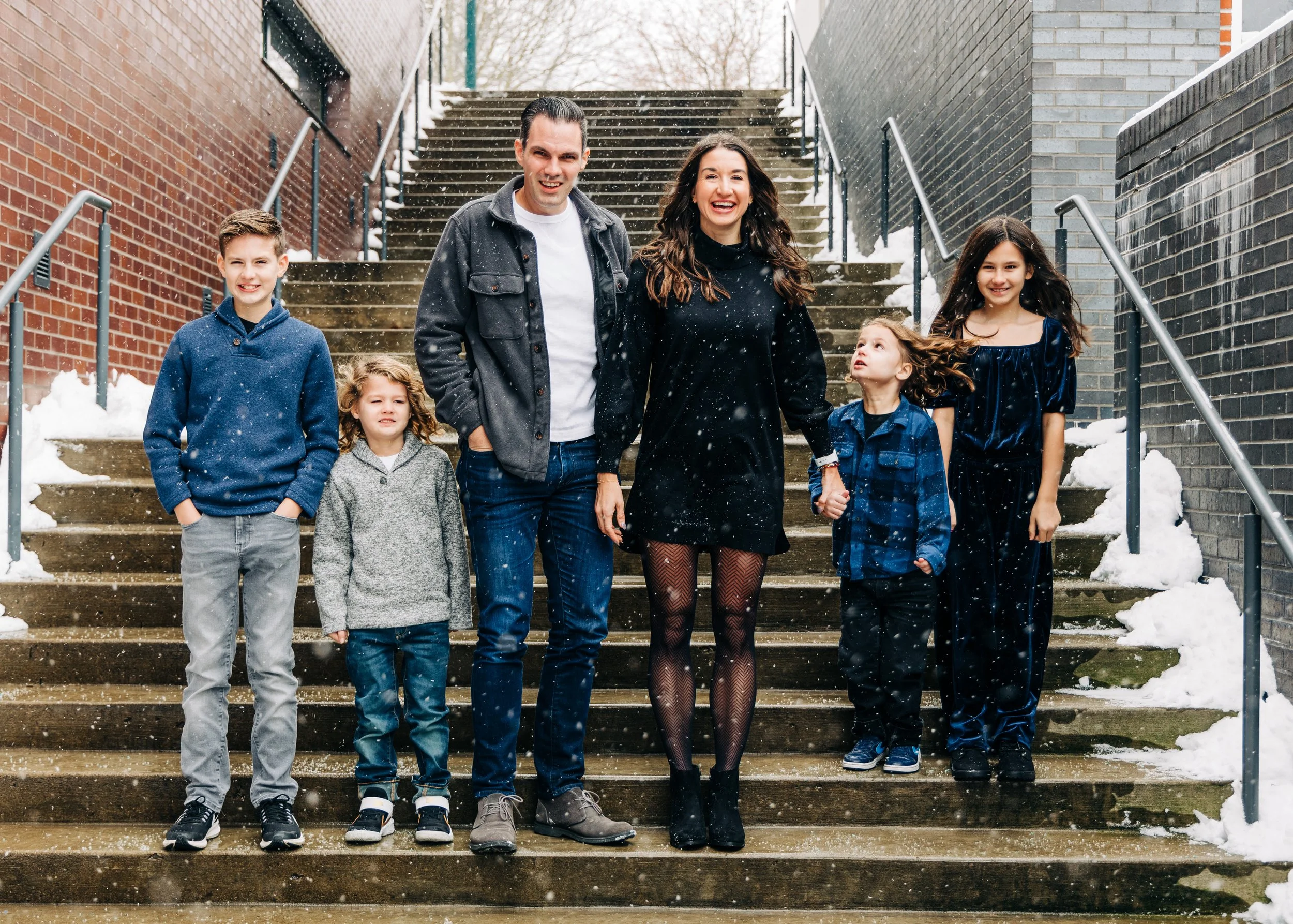 The M Family | A Winter Family Session