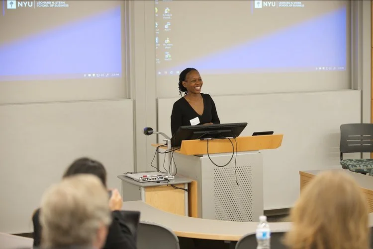 Lerato Thesiko presenting her research at the 2018 BHR Scholars Conference