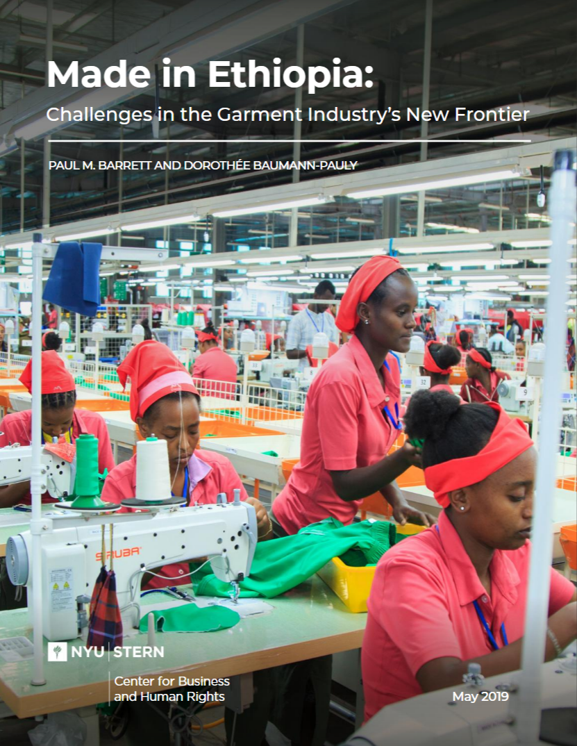Ethiopian Garment Industry Research — NYU Stern Center for