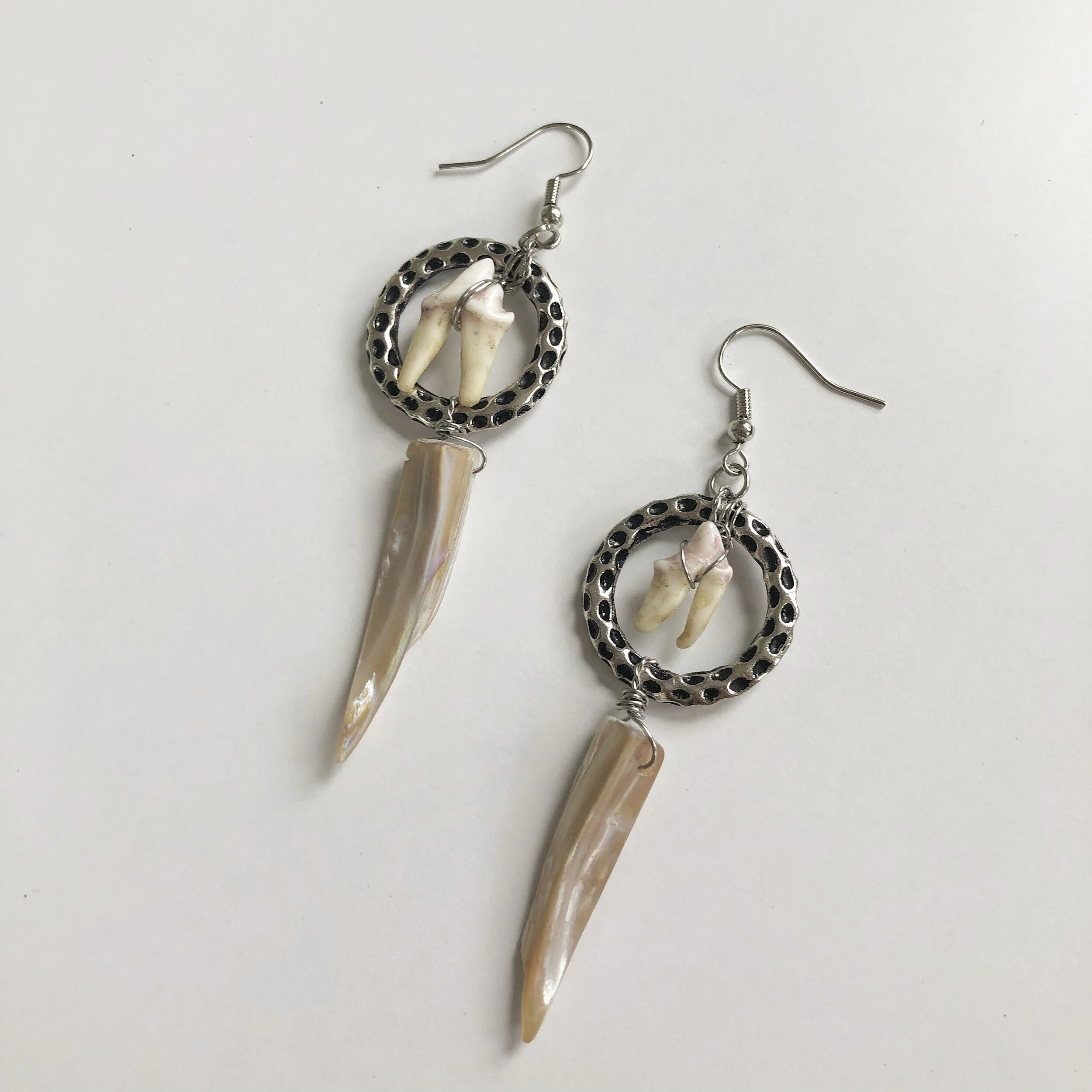 Tooth Earrings