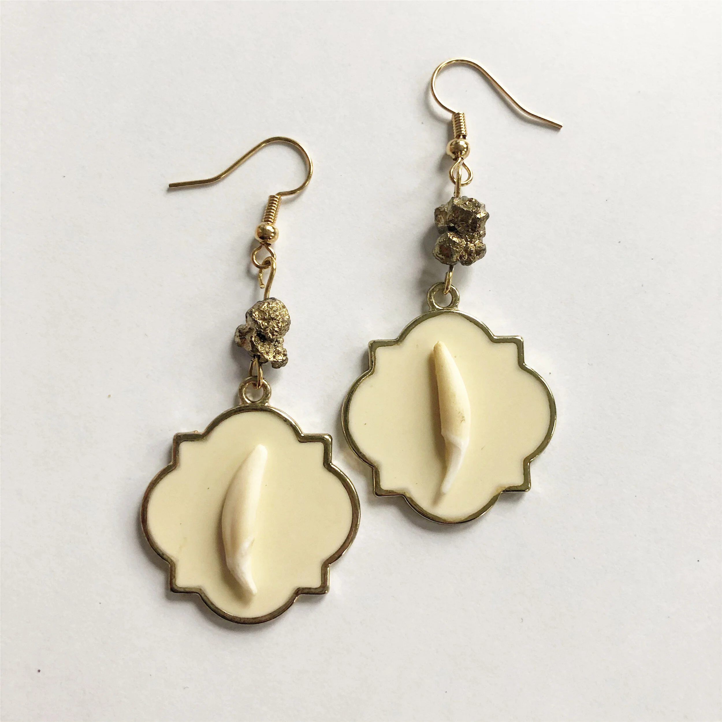 Cat Tooth Earrings