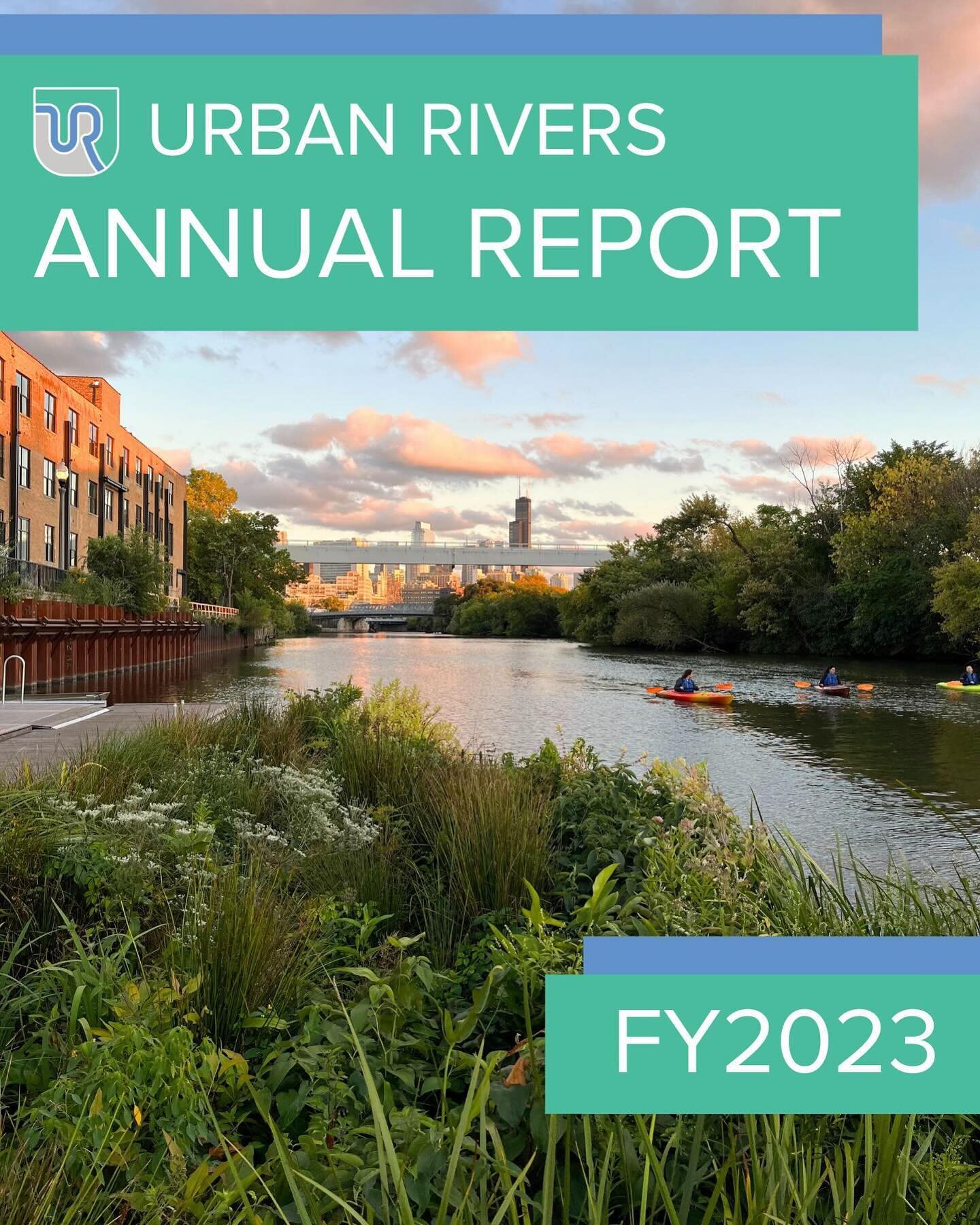 The 2023 Annual Report is here! It was a year of activation and community-building for Urban Rivers - read all about it under &ldquo;annual reports&rdquo; on our website (link in bio)! 

#urbanrivers #wildmile