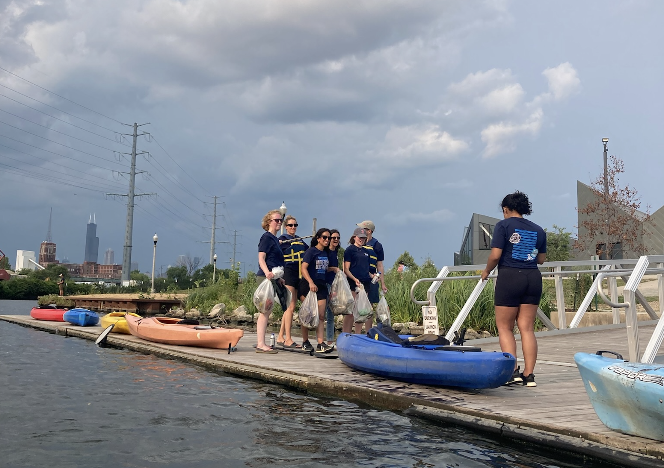 Bubbly Creek Land and Water Cleanup!