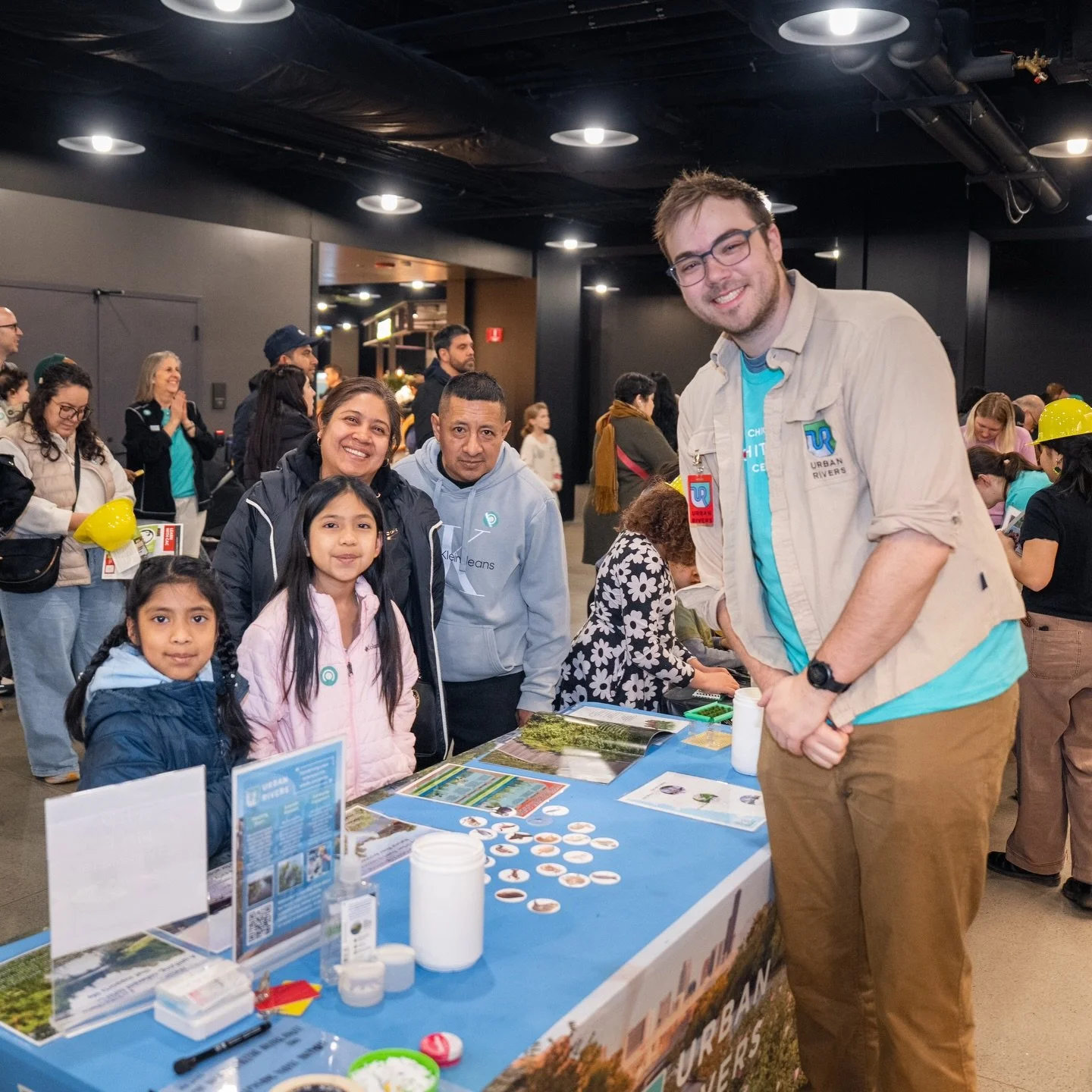 River Ranger shoutout! A few weeks ago, Rangers Joe, Claire, and Ben brought Joe&rsquo;s AWESOME Lego-Wild-Mile activity to the @chiarchitecture engineering fest. Kids built their own floating eco parks using Lego native plants, garden modules, and e