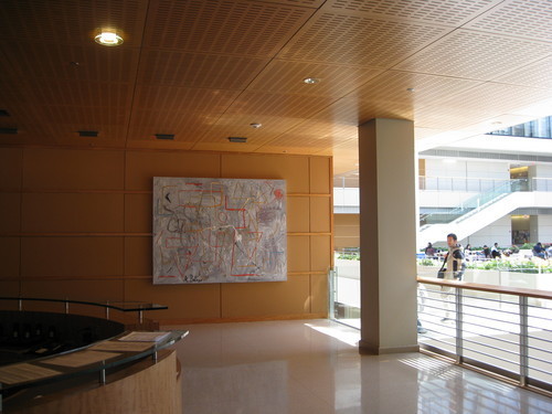 Installation view, work by Andre Butzer