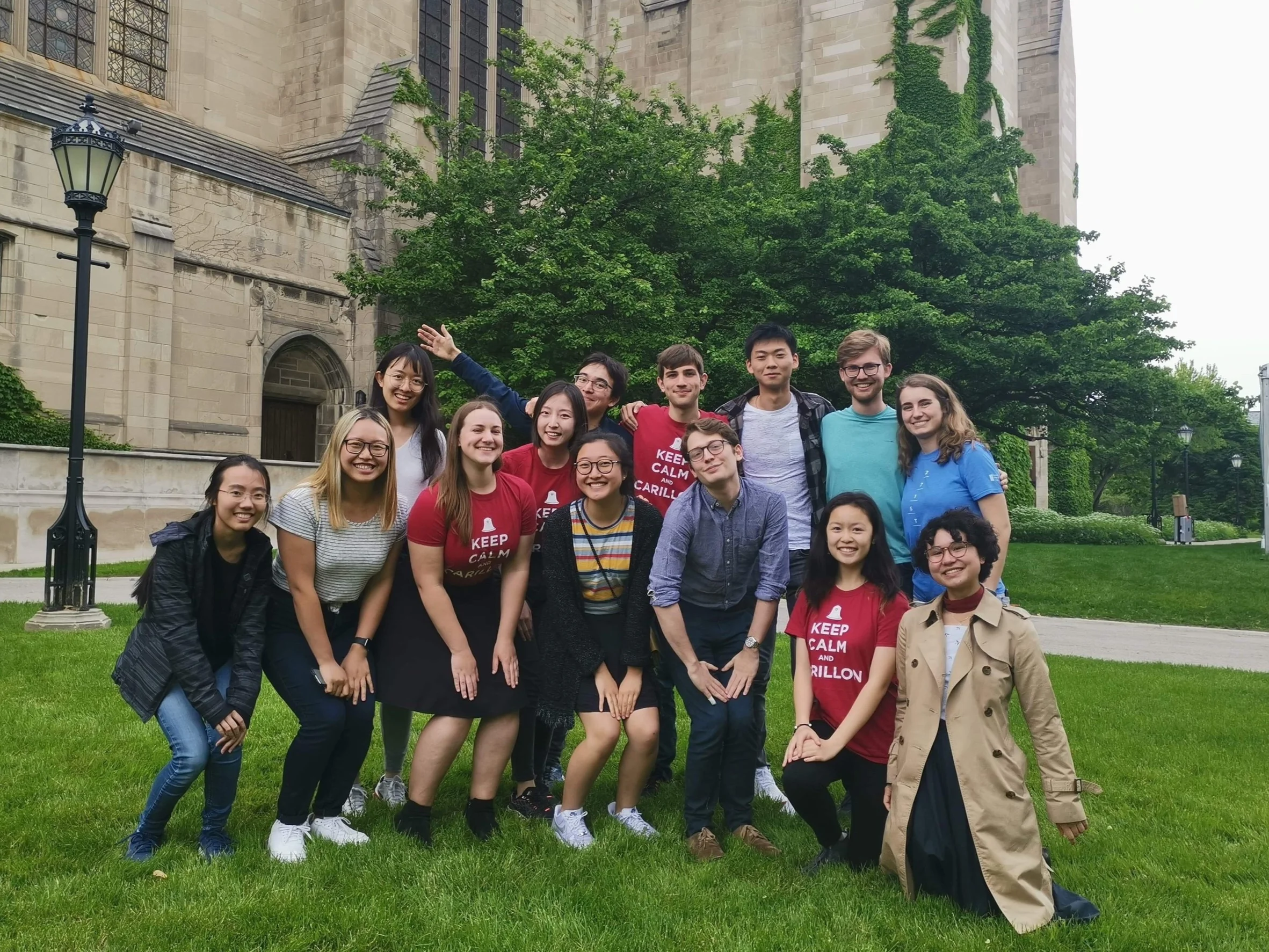 UChicago Carillon Students. Photo credit: Joey Brink