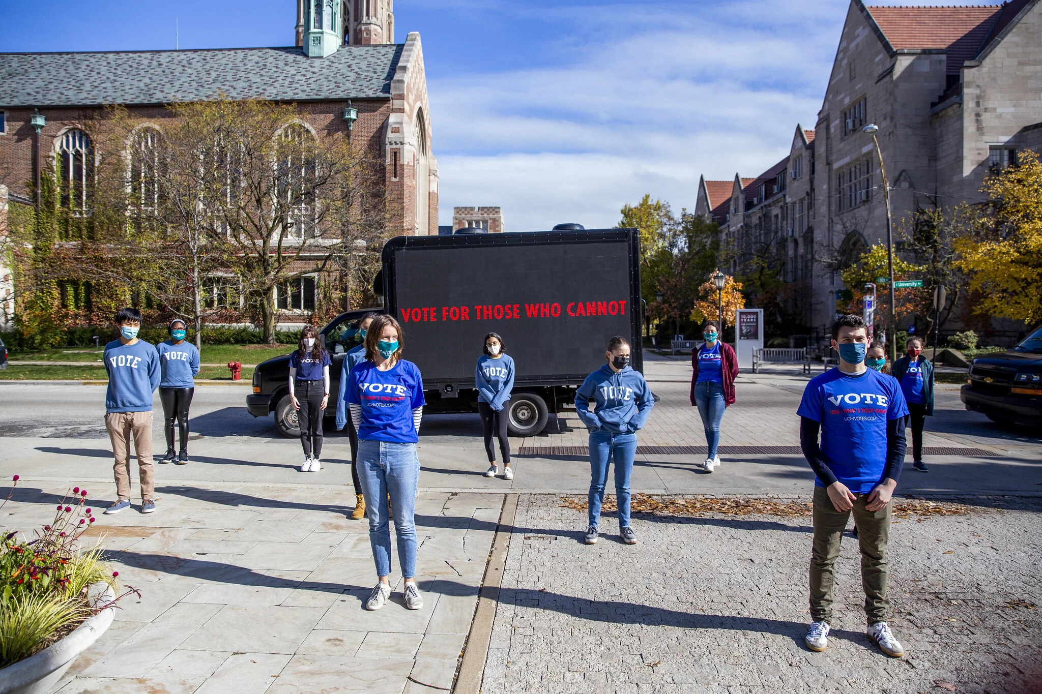 UChicago Students Get Out the Vote With a Little Help From World-Renowned Artist Jenny Holzer