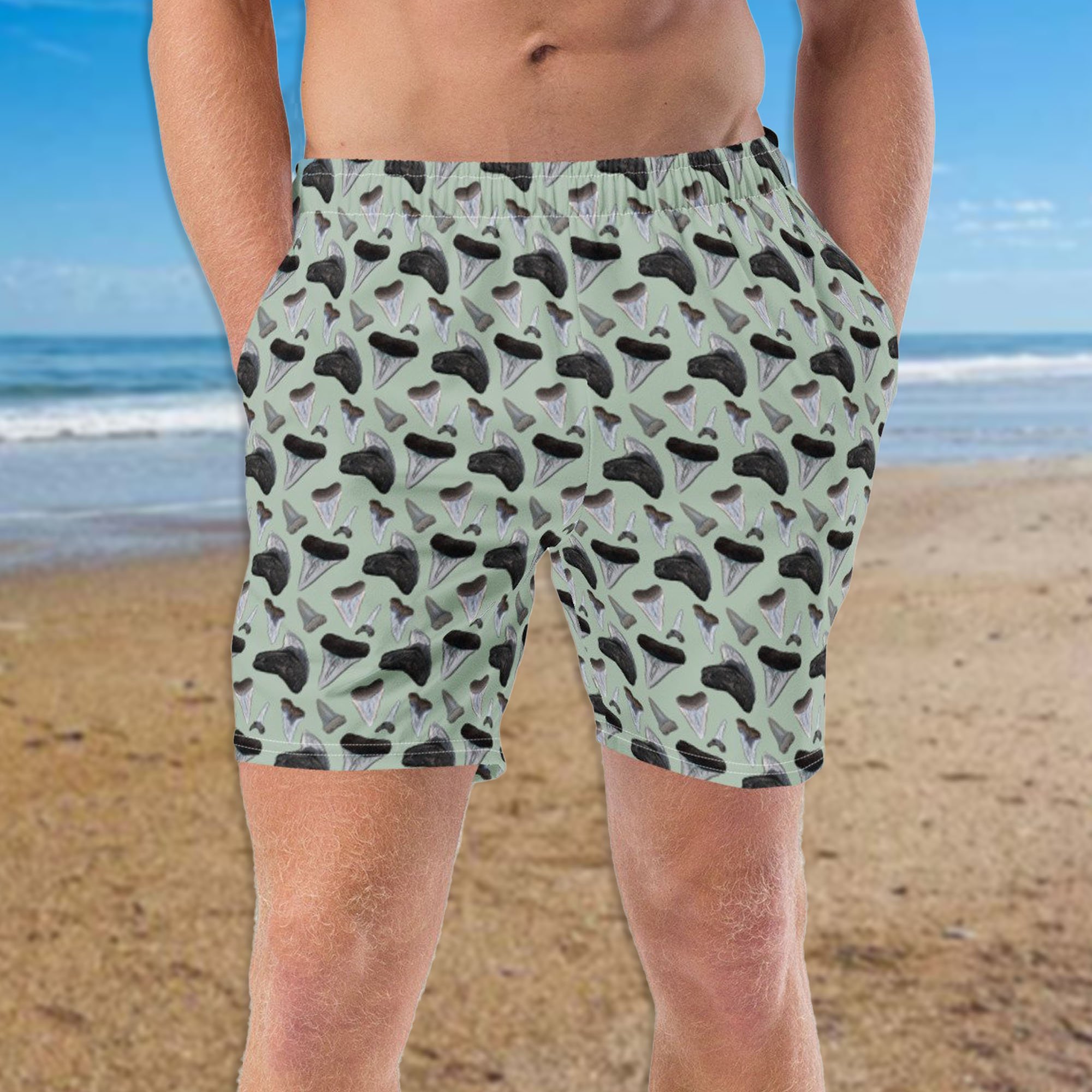 Men's Shark Tooth Swim Trunks.jpg