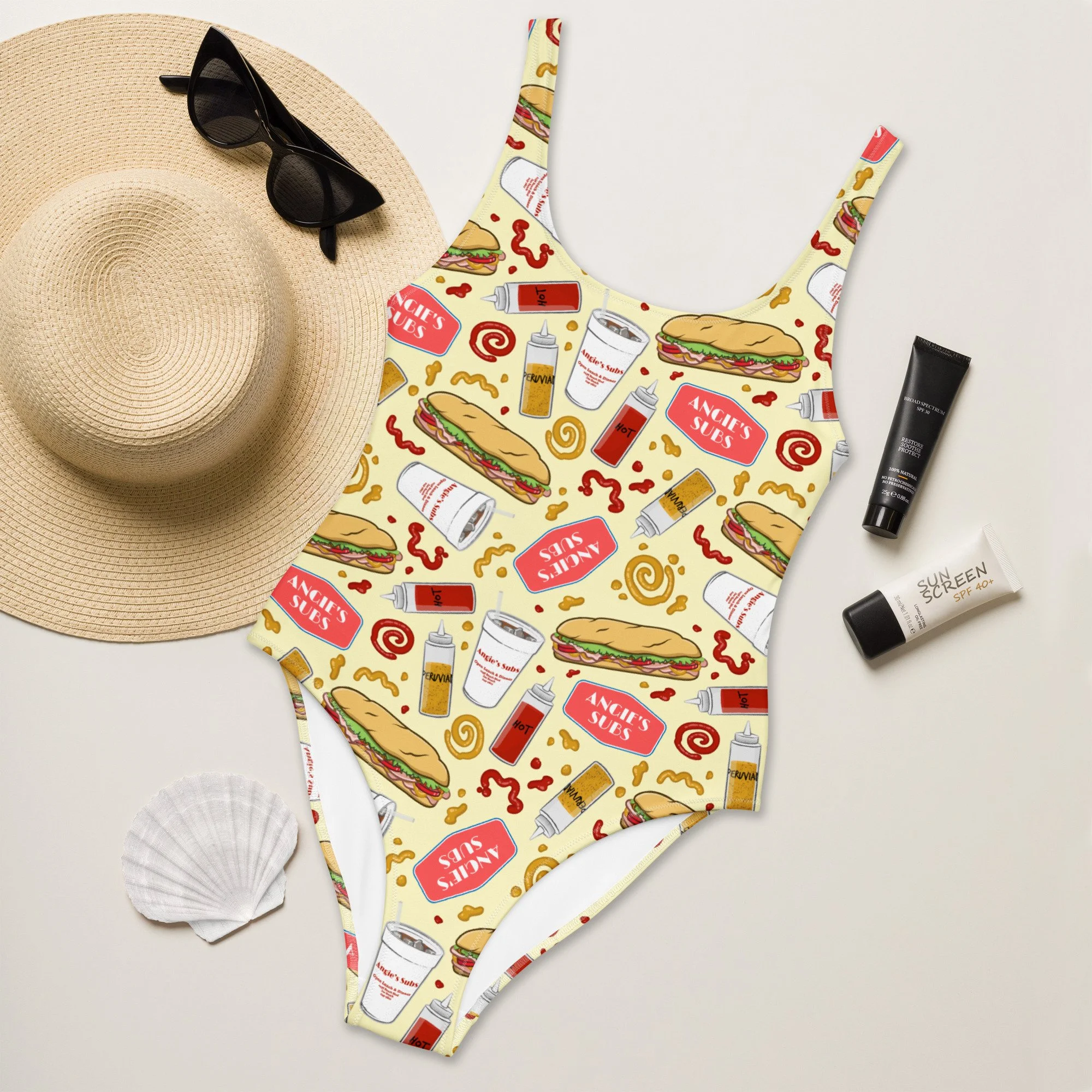 Angie's Subs Eco-Friendly One-Piece Swimsuit