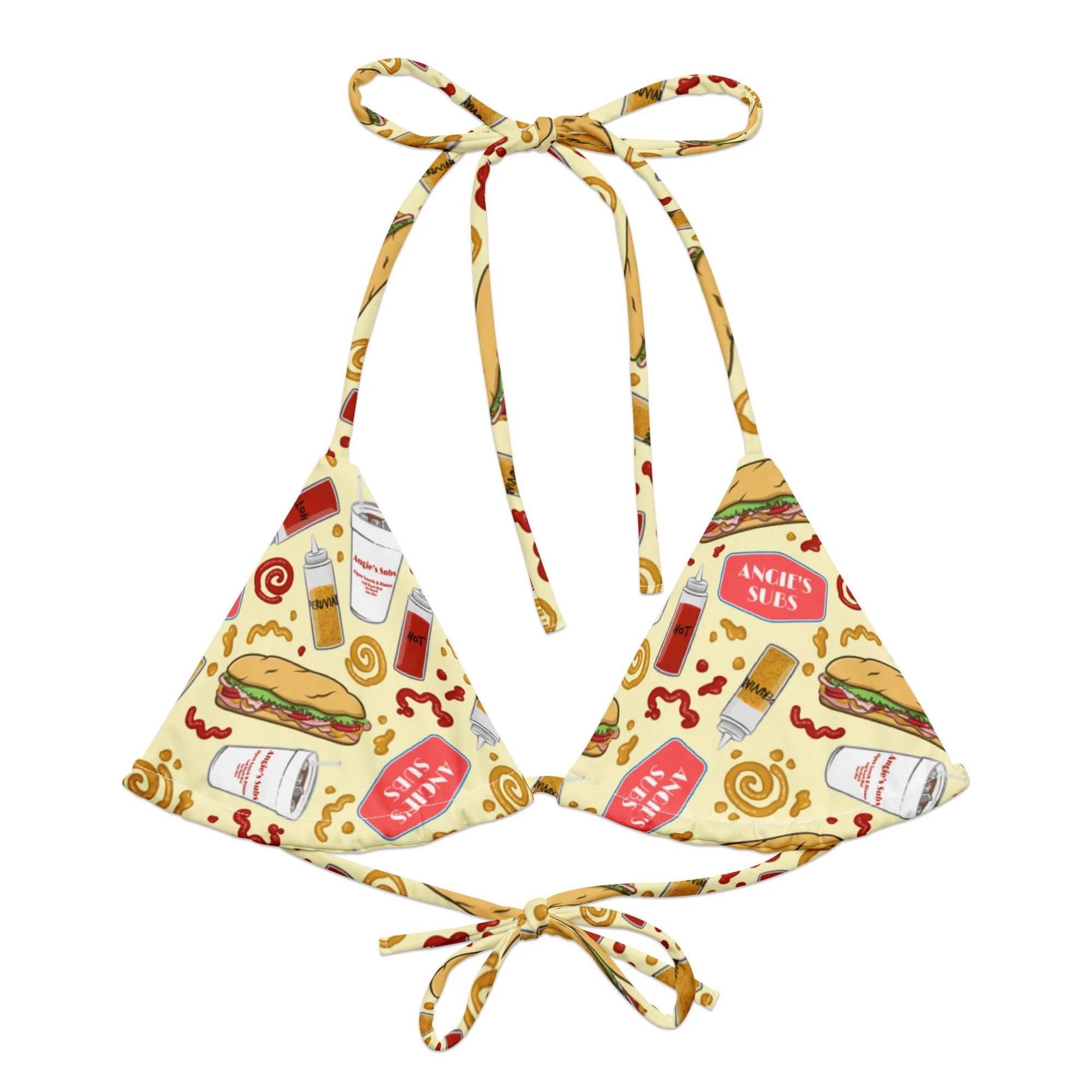 Angie's Subs Eco-Friendly String Bikini Top