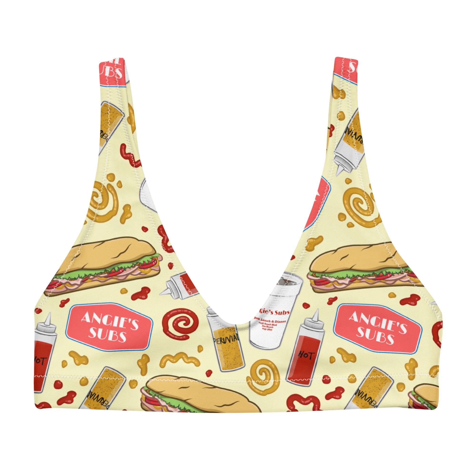 Angie's Subs Eco-Friendly Sporty Bikini Top