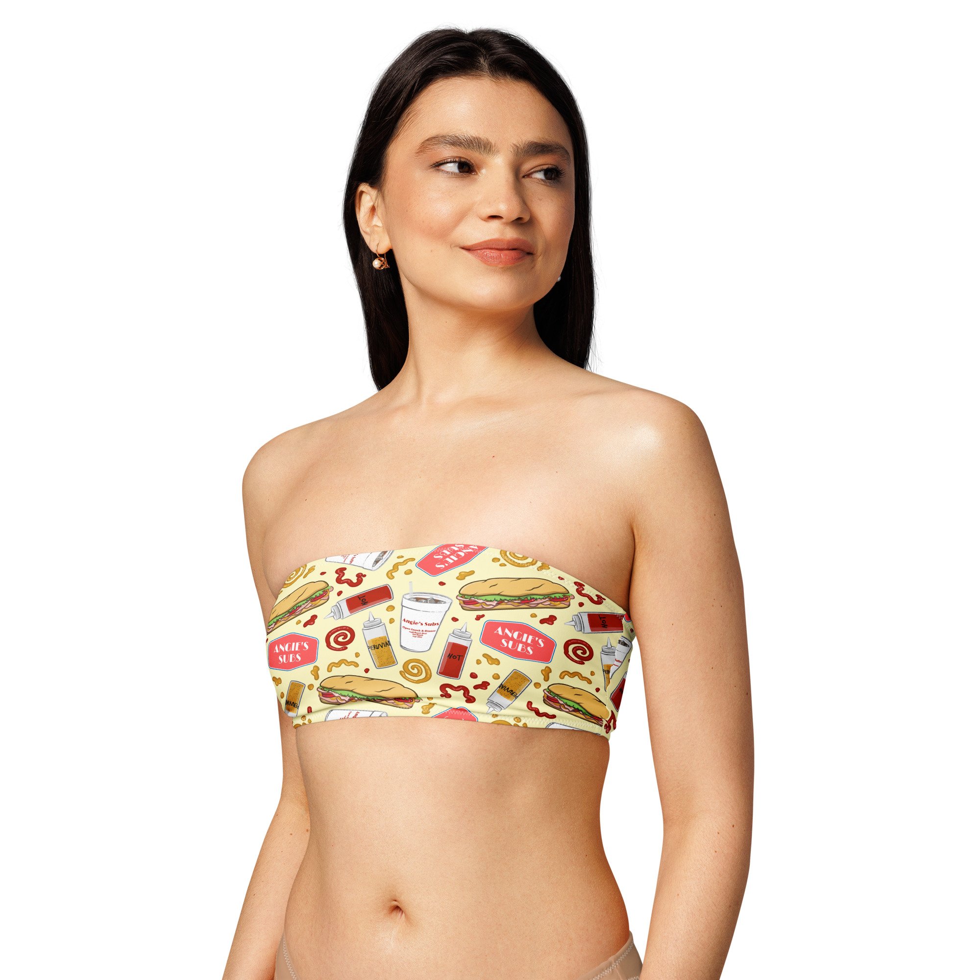 Angie's Subs Eco-Friendly Bandeau Bikini Top