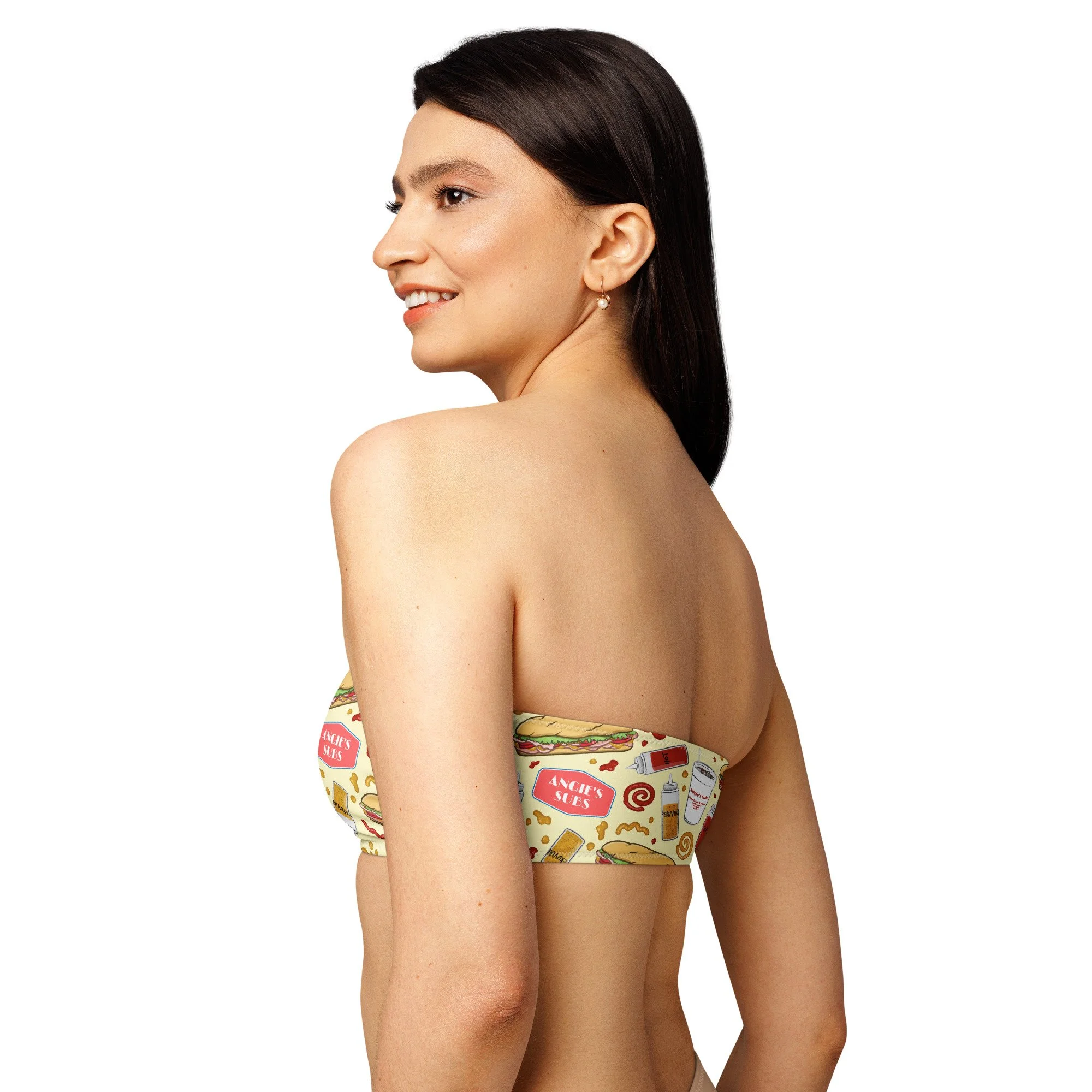 Angie's Subs Eco-Friendly Bandeau Bikini Top