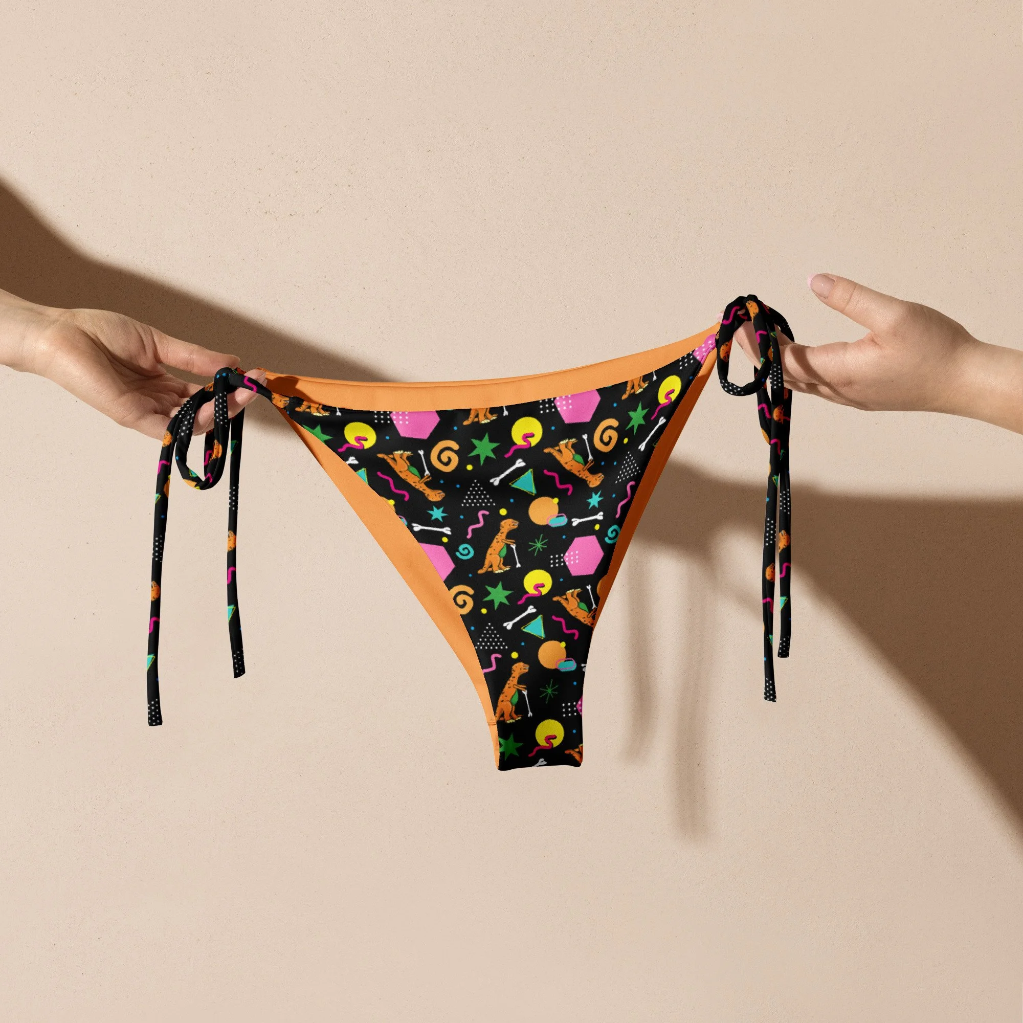 Rex the Dino Eco-Friendly String Bikini Bottom