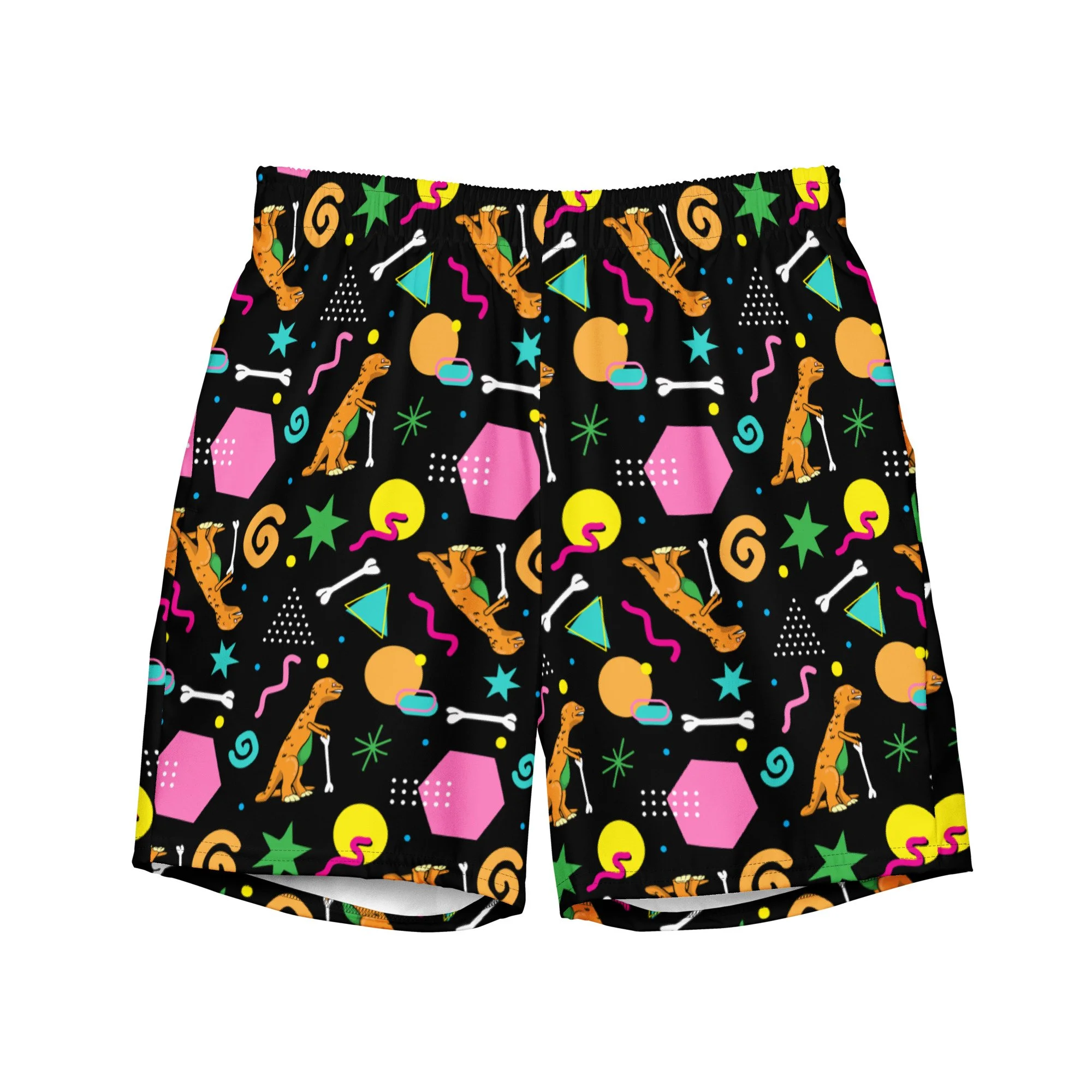Rex The Dino Eco-Friendly Men's Swim Trunks