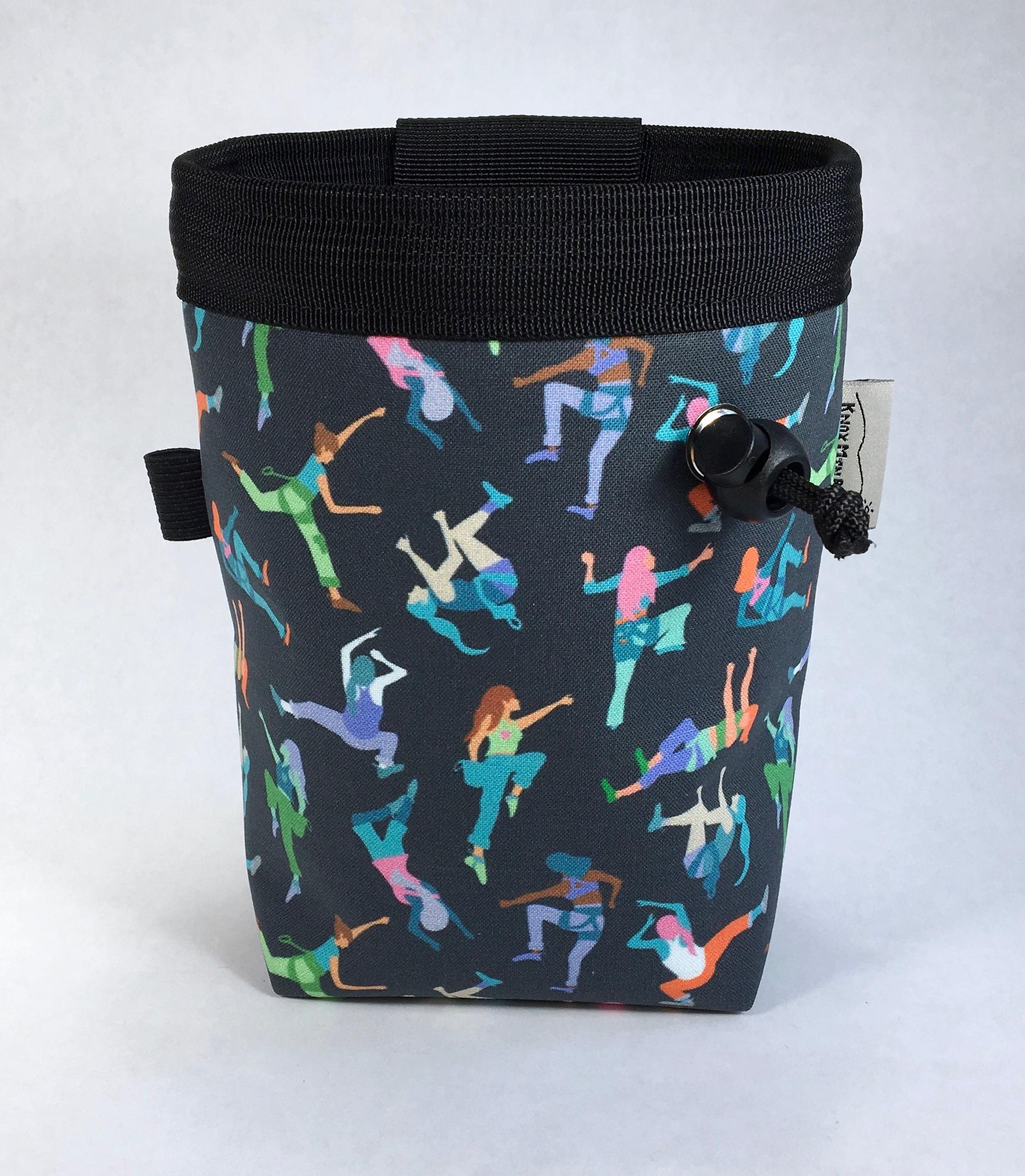 My Women on Lead Rock Climbing Design on Knoxmountain Bag’s Chalk Bags. To order this print visit my Spoonflower site . To order this chalk bag visit Knox Mountain Bags.