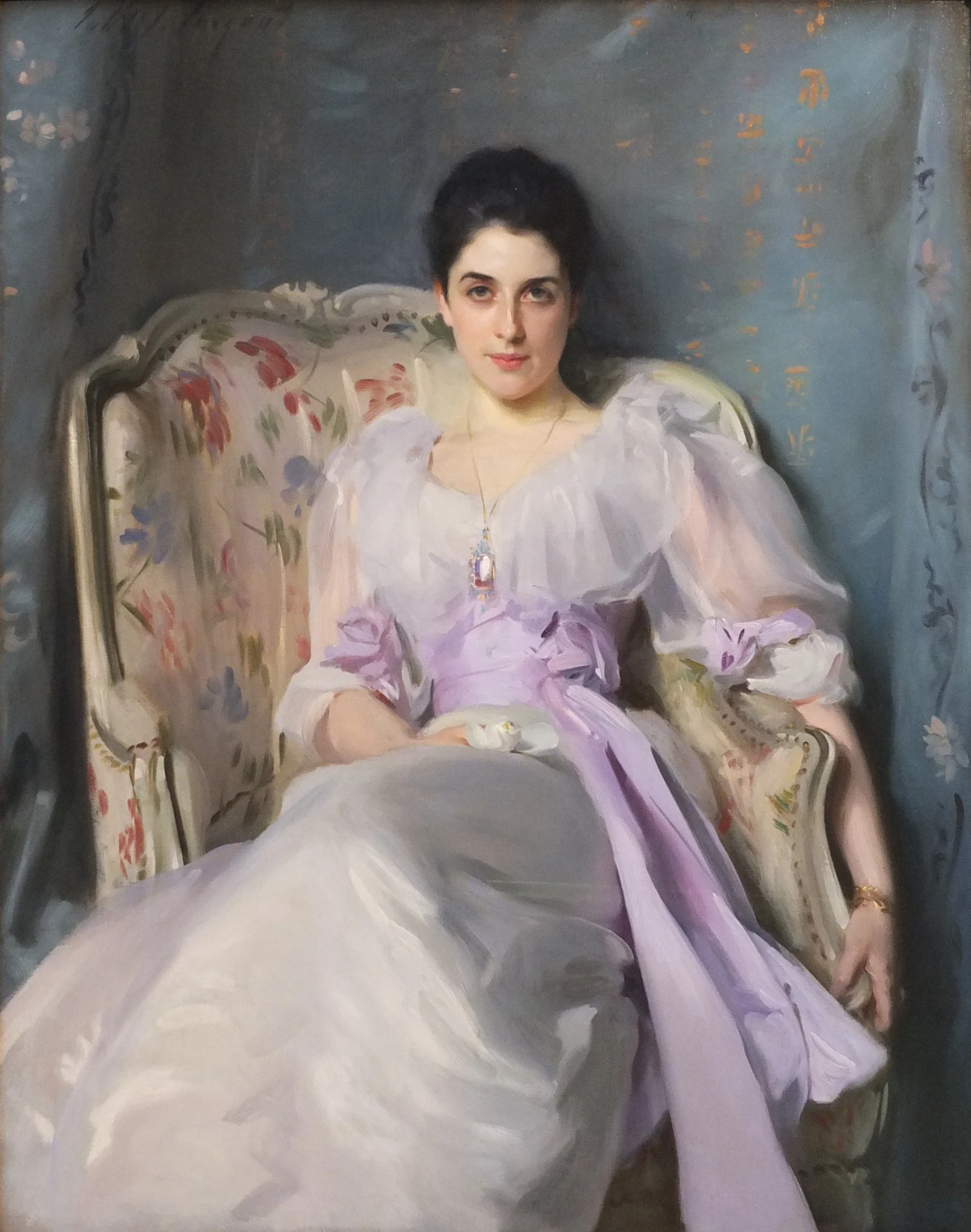 Lady Agnew of Lochnaw (John Singer Sargent). A decir verdad la imagen no tiene relevancia con el contexto histórico de la leyenda, pero me gusta pensar que Flandrine tenía una mirada coqueta como la de Lady Agnew.