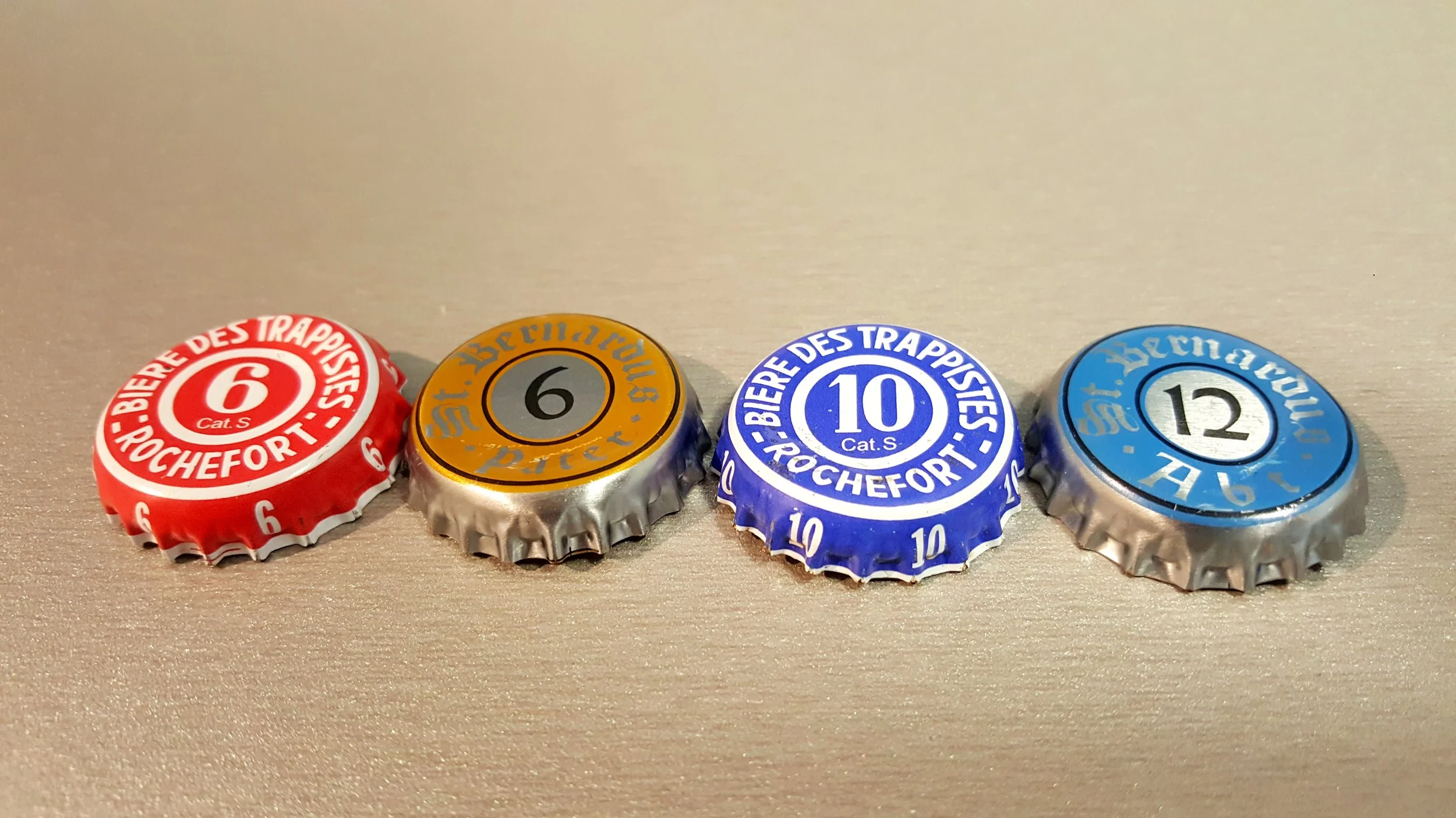 Algunos cerveceros belgas usan números indicando la densidad con los grados belgas. Aunque la práctica ya no es muy usada—ahora mayormente sustituida por los grados Plato—durante mucho tiempo se usó para el pago de impuestos. Uno también puede guiarse son estos números para predecir qué tan fuerte era una cerveza. Obviamente, entre más alto sea el número, la cerveza tendrá mayor cantidad de alcohol.