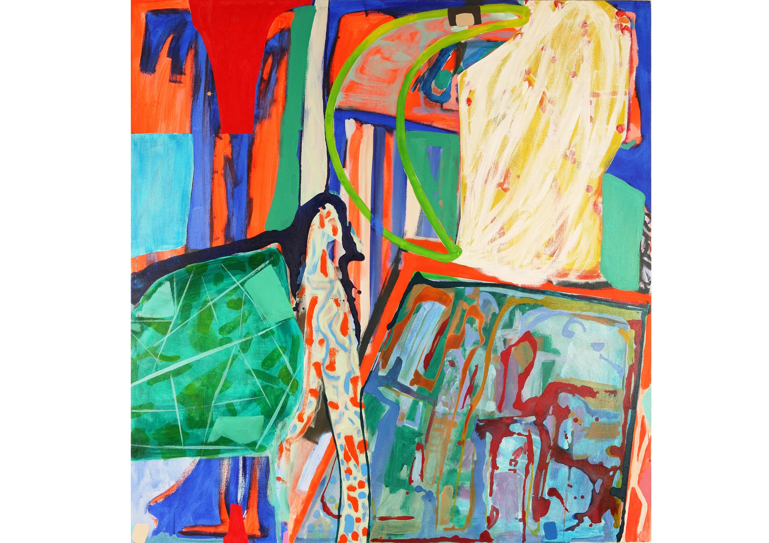 Voyage - 145cm x 140cm - Acrylic on Canvas