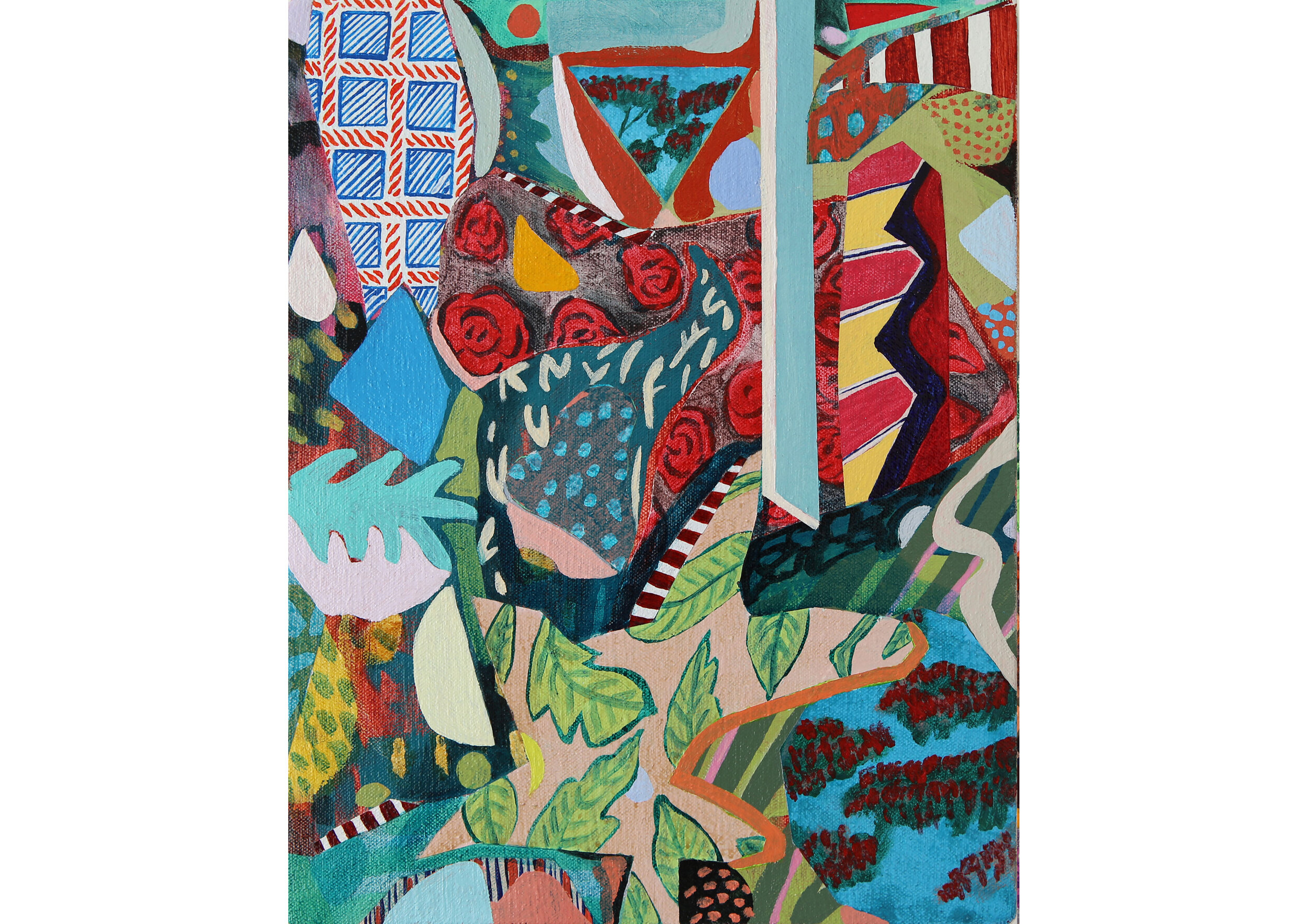                pohutukawa coast - 38cm x 26cm - Acrylic on Canvas