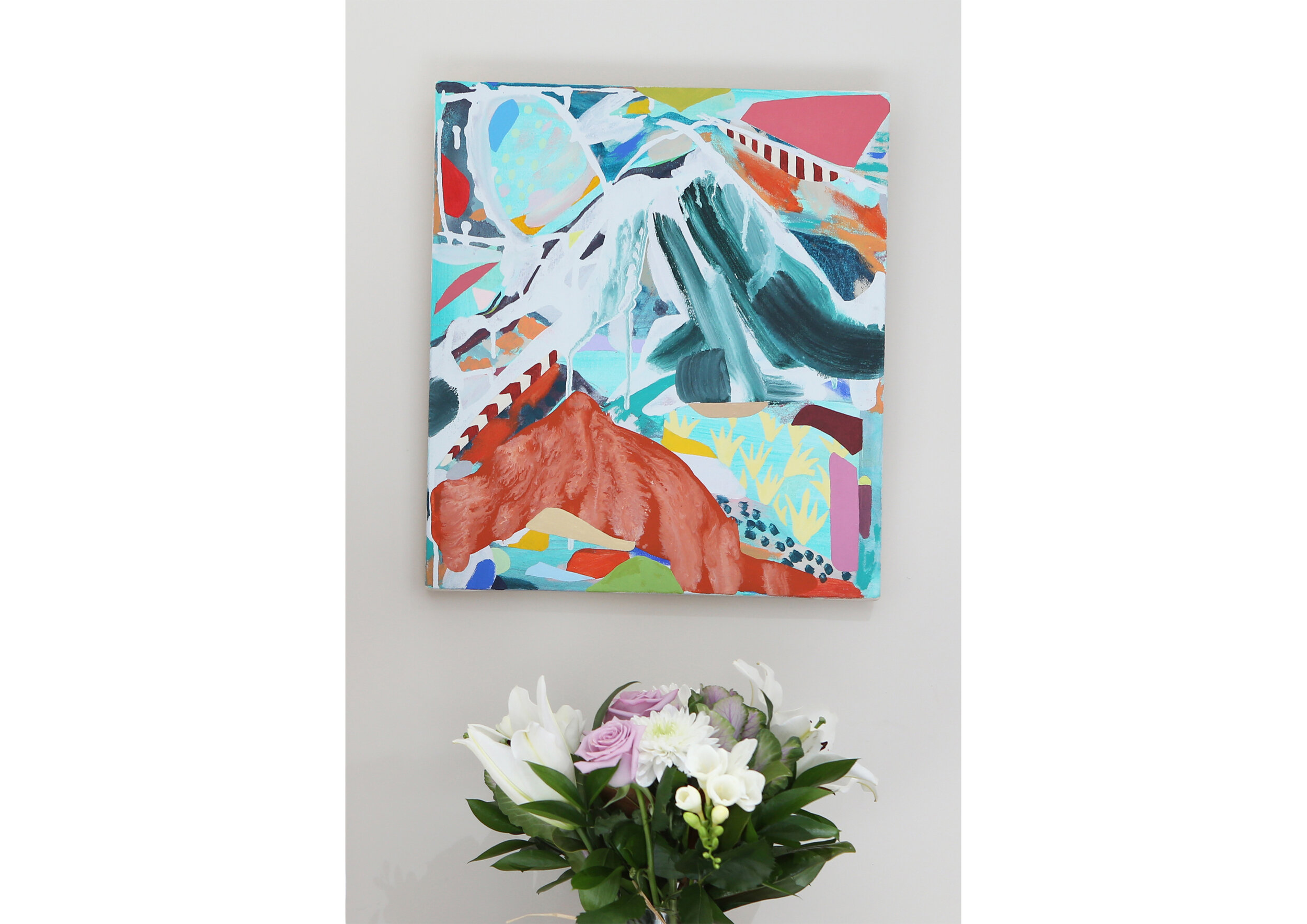 Pinnacle - 50cm x 45cm - Acrylic on Canvas