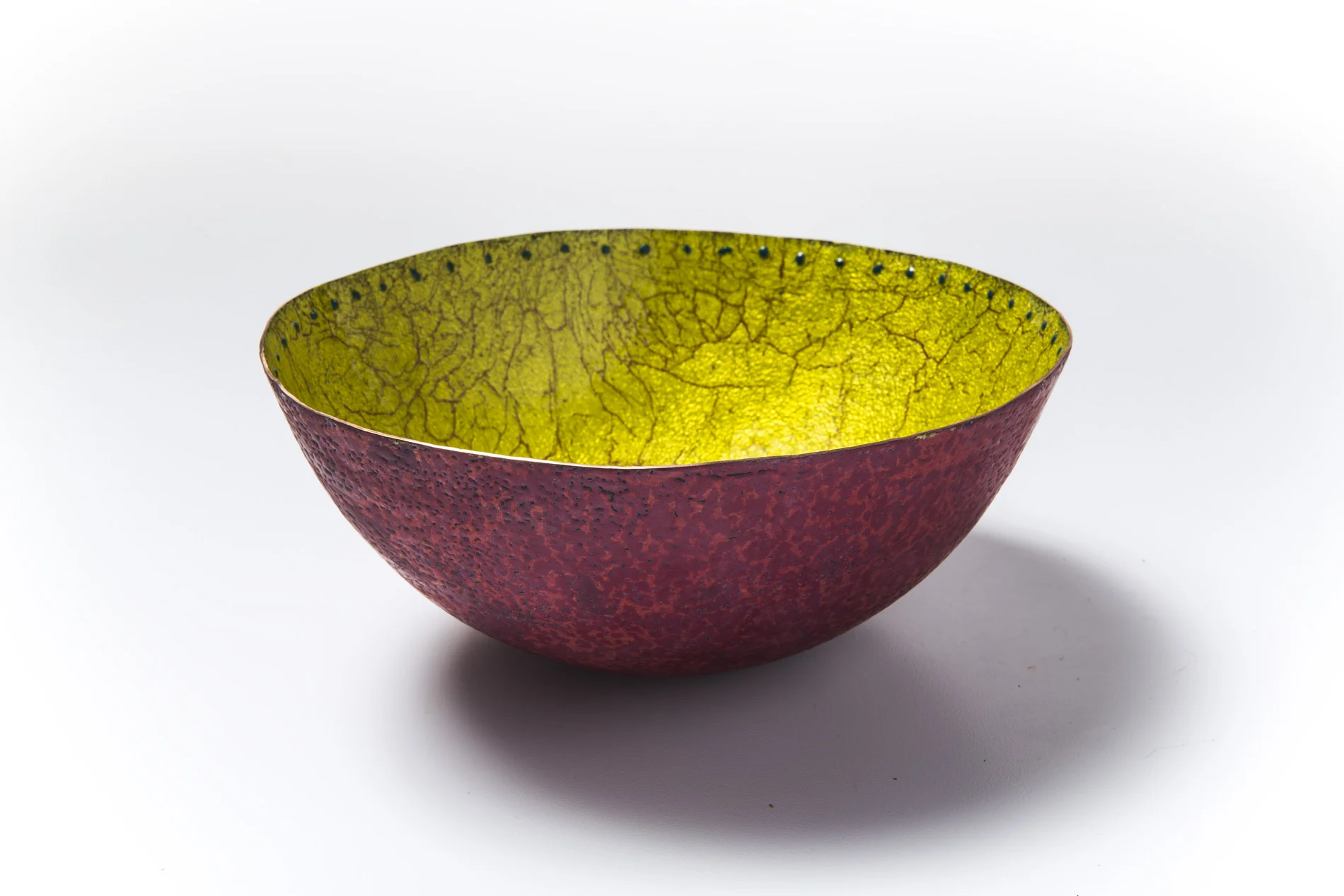 Yellow Crackle Bowl (2017)