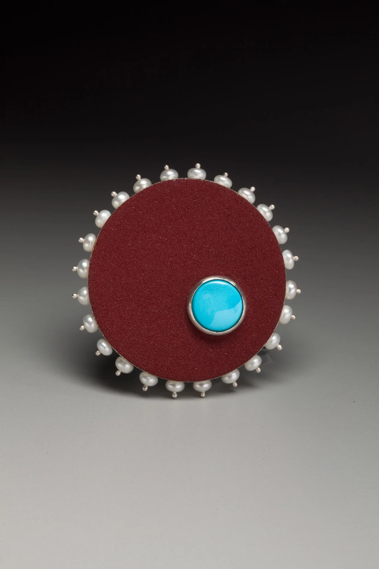Red Turquoise Brooch (2012)